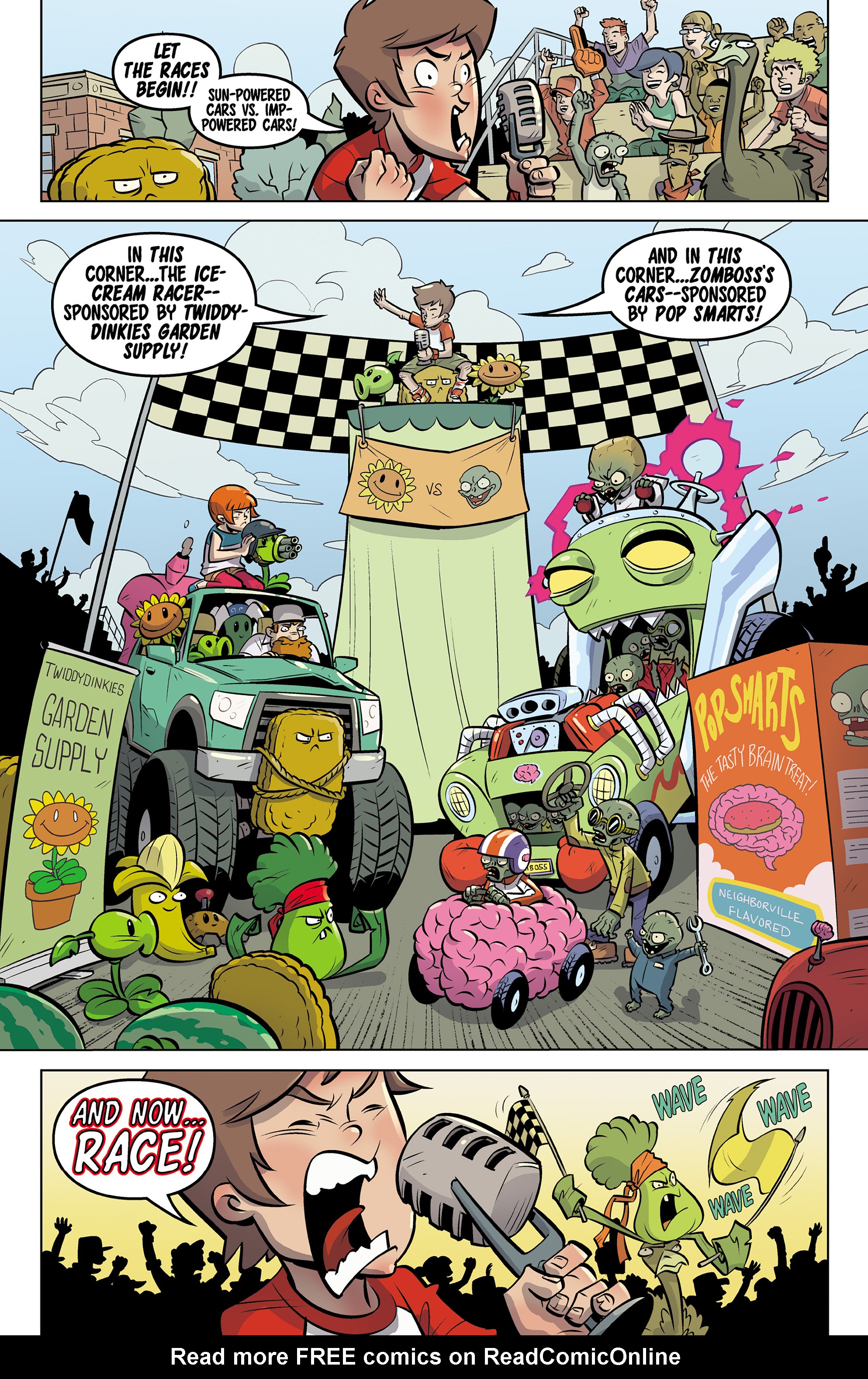 Read online Plants vs. Zombies: Petal to the Metal comic -  Issue #7 - 19