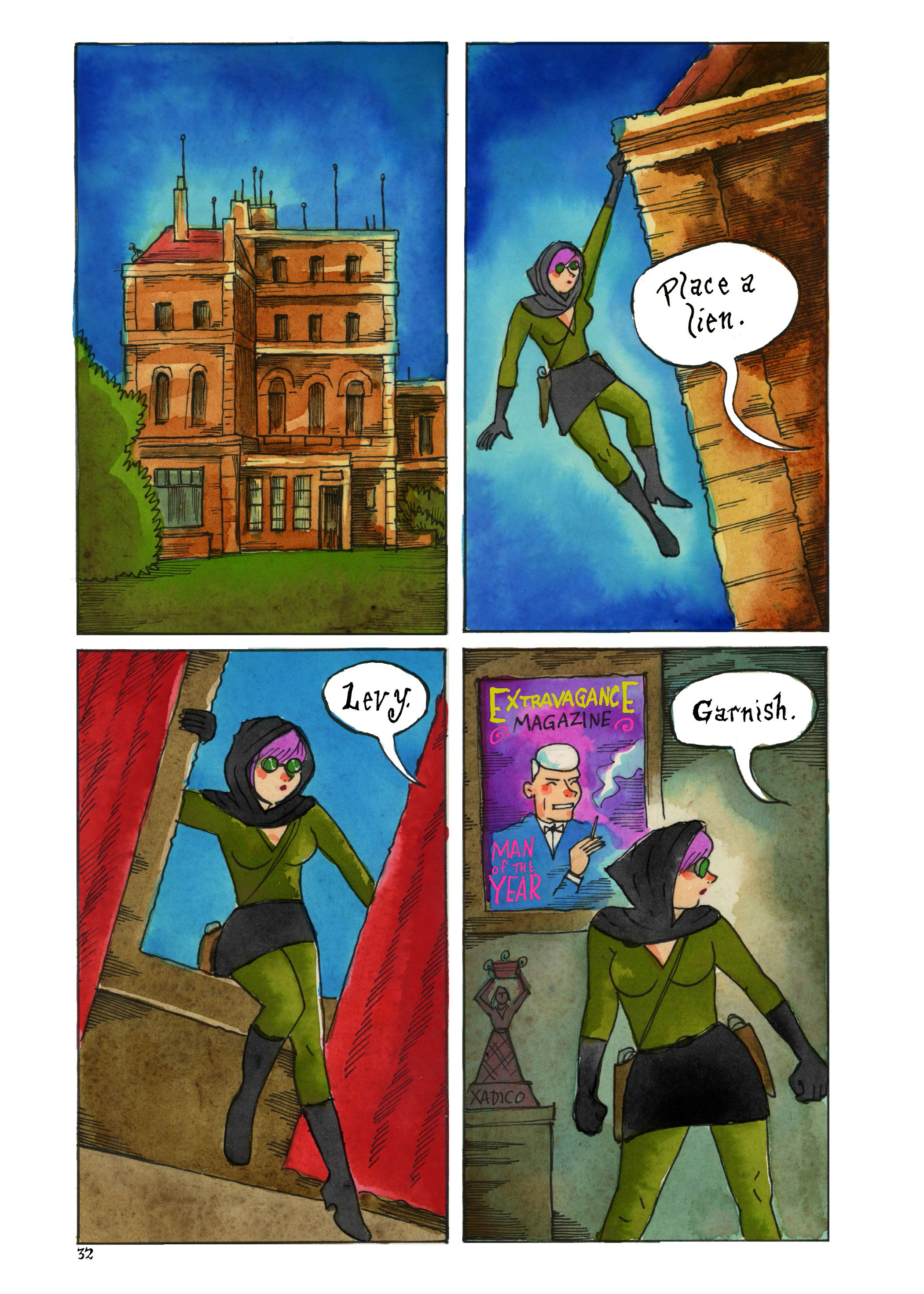 Read online Violenzia and Other Deadly Amusements comic -  Issue # TPB - 33