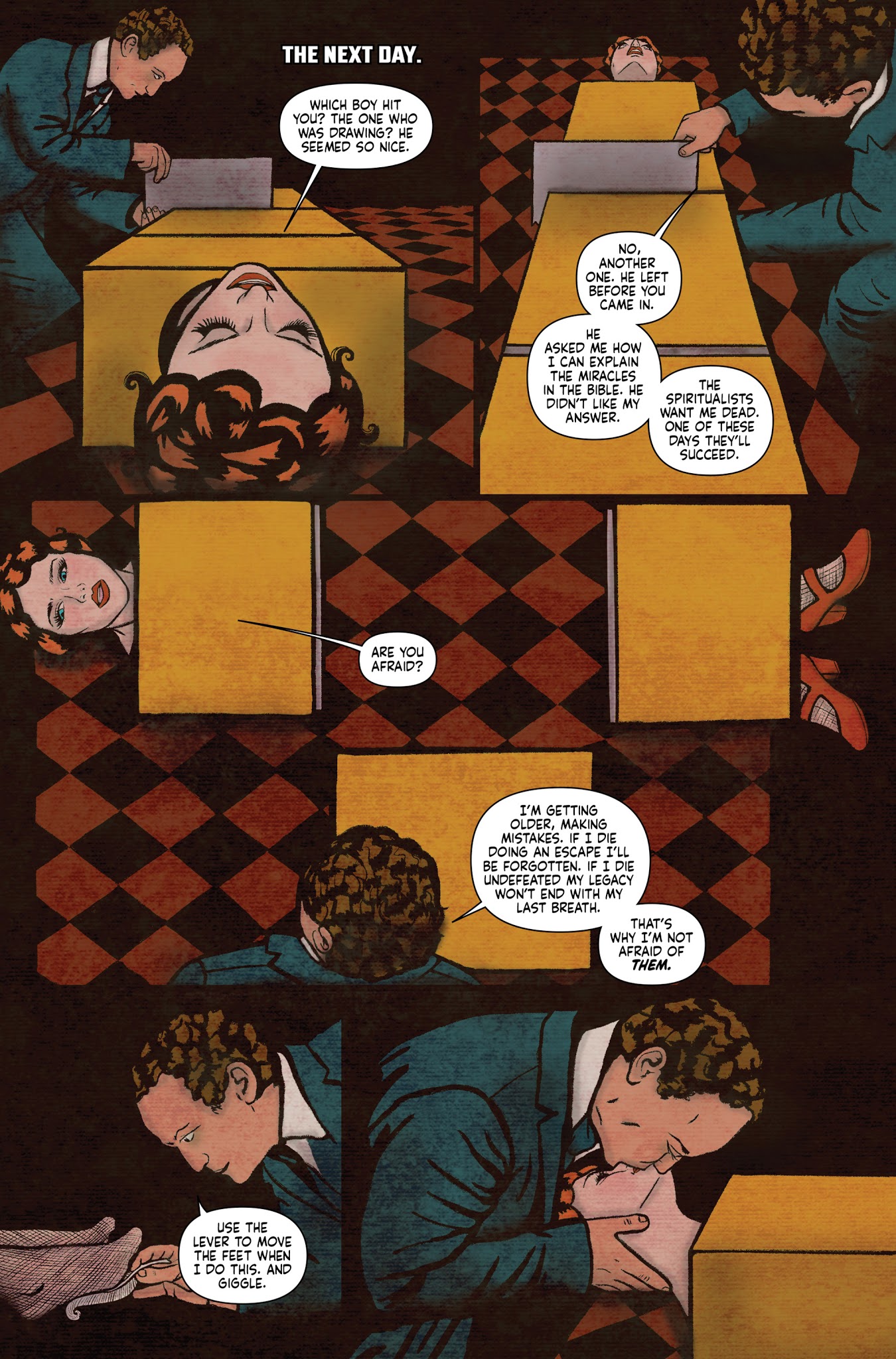 Read online Minky Woodcock: The Girl who Handcuffed Houdini comic -  Issue #3 - 5