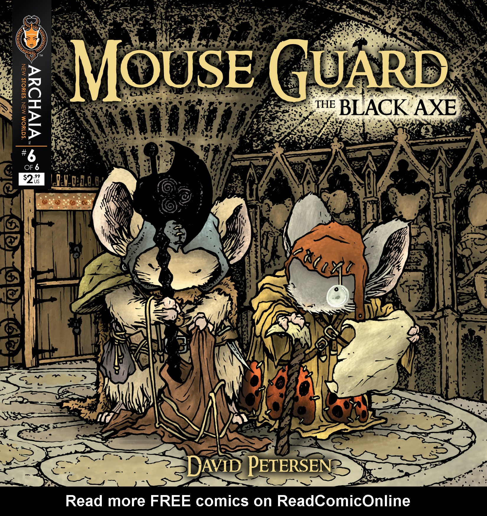 Read online Mouse Guard: The Black Axe comic -  Issue #6 - 1