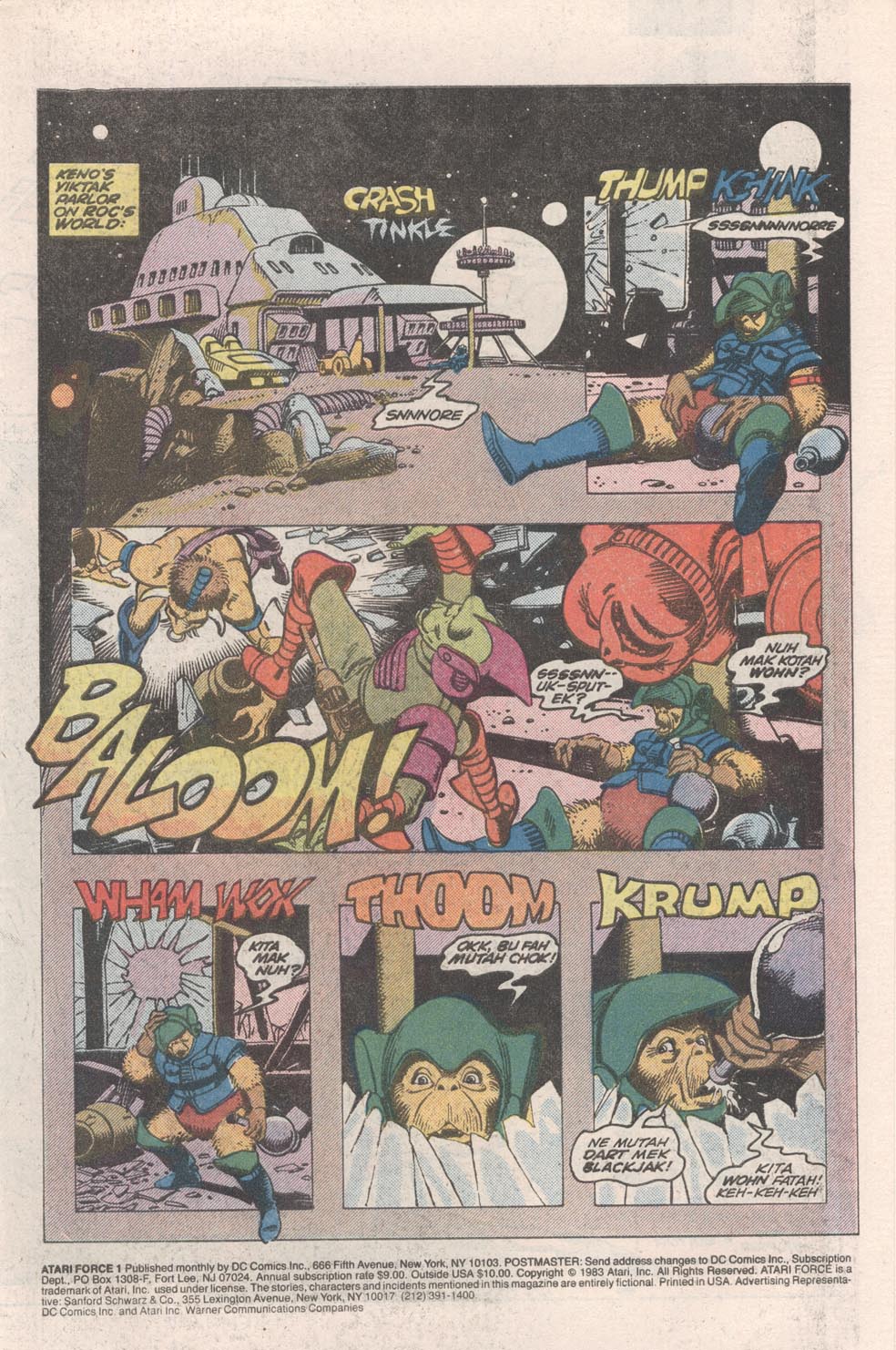 Read online Atari Force (1984) comic -  Issue #1 - 2