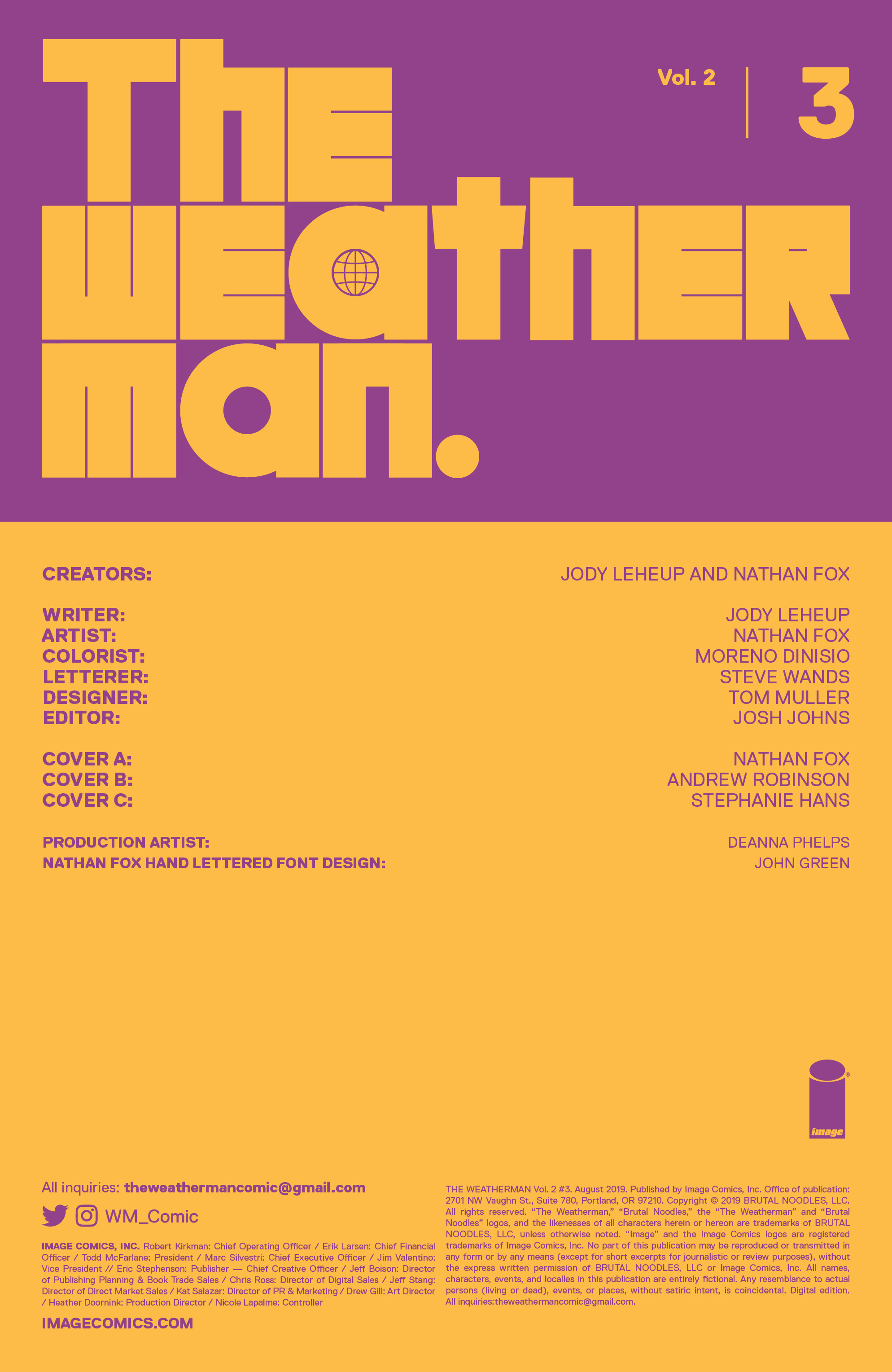 Read online The Weatherman (2019) comic -  Issue #3 - 2