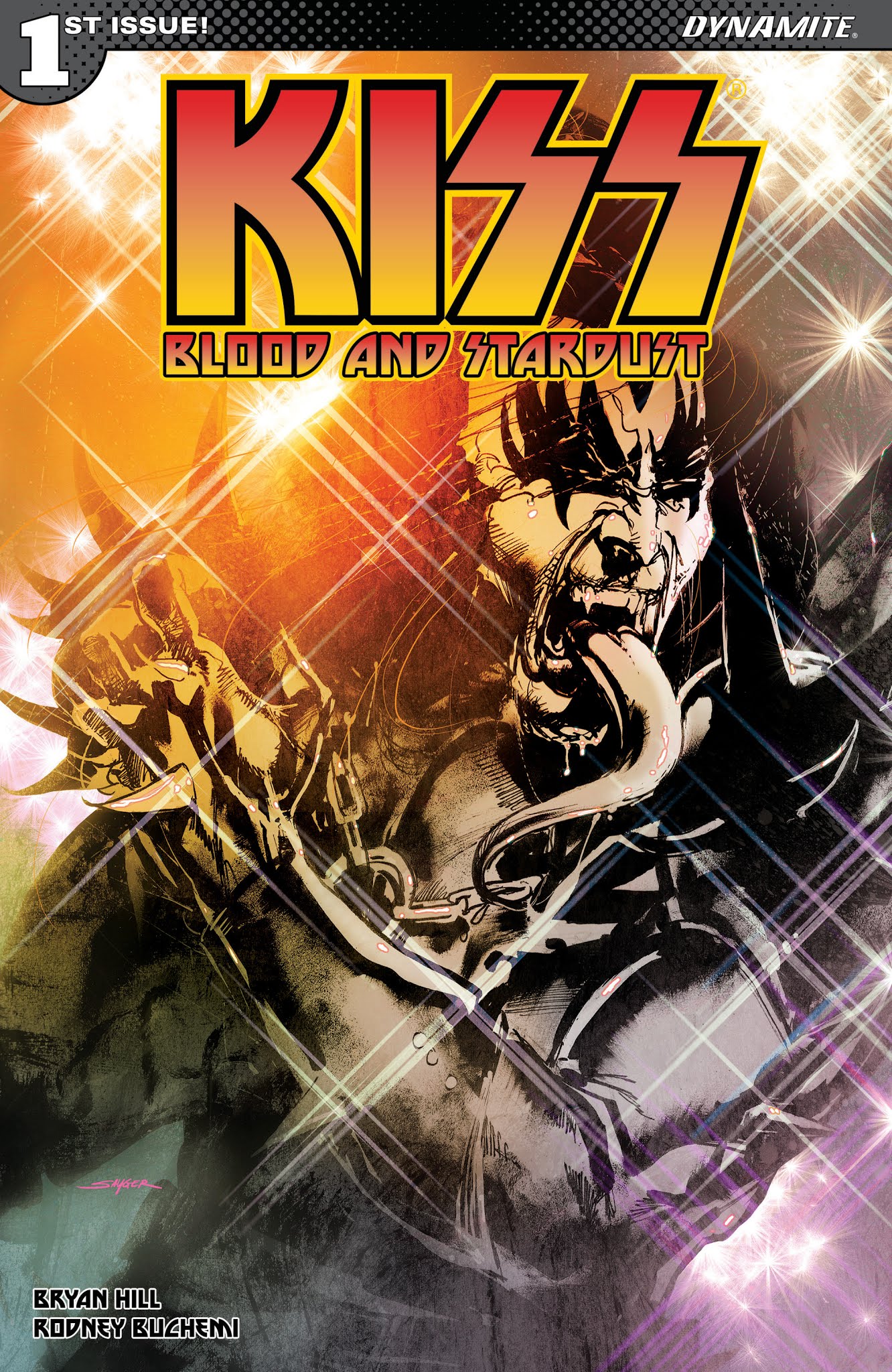 Read online KISS: Blood and Stardust comic -  Issue #1 - 1