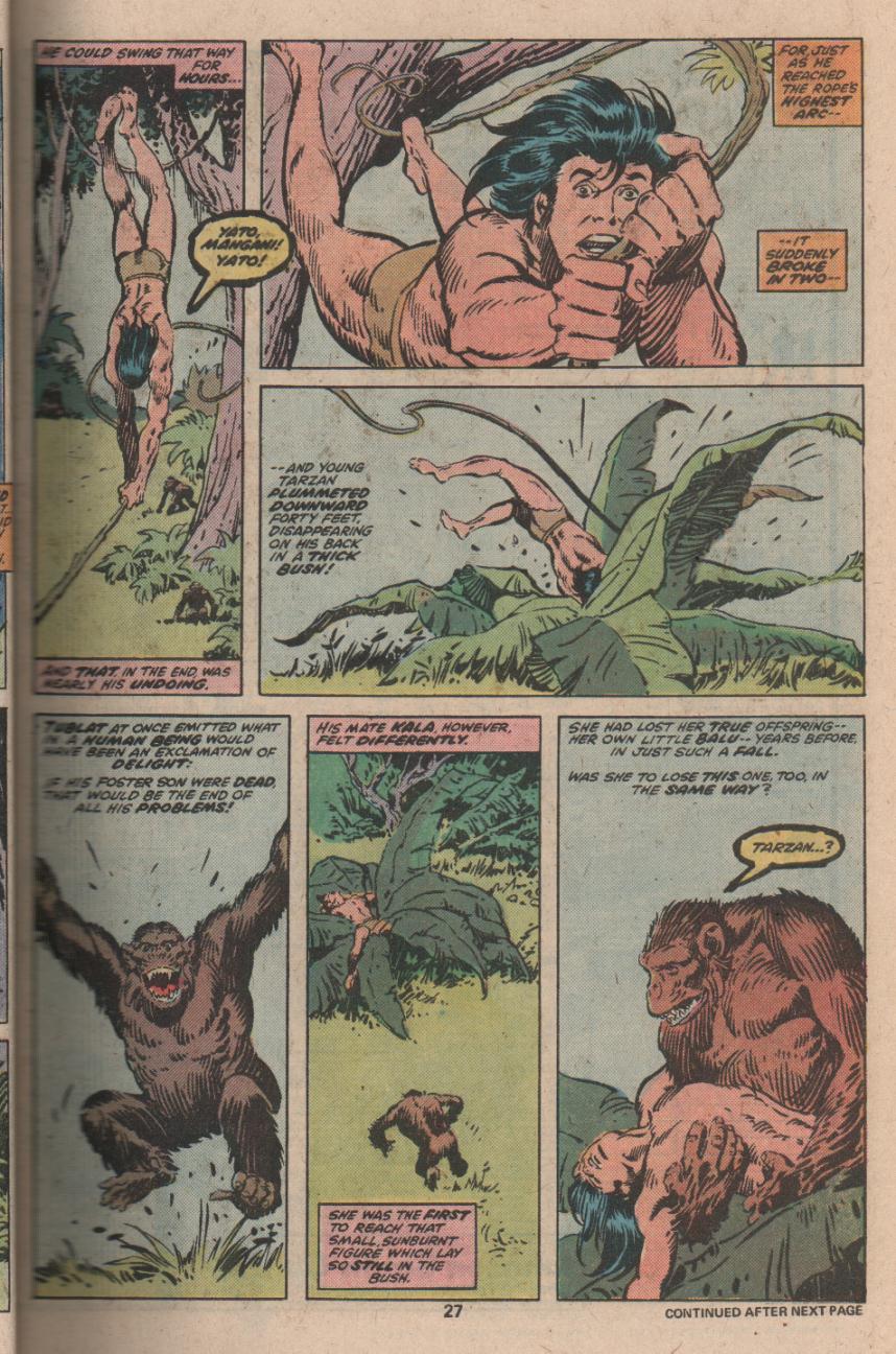 Read online Tarzan (1977) comic -  Issue # _Annual 1 - 22