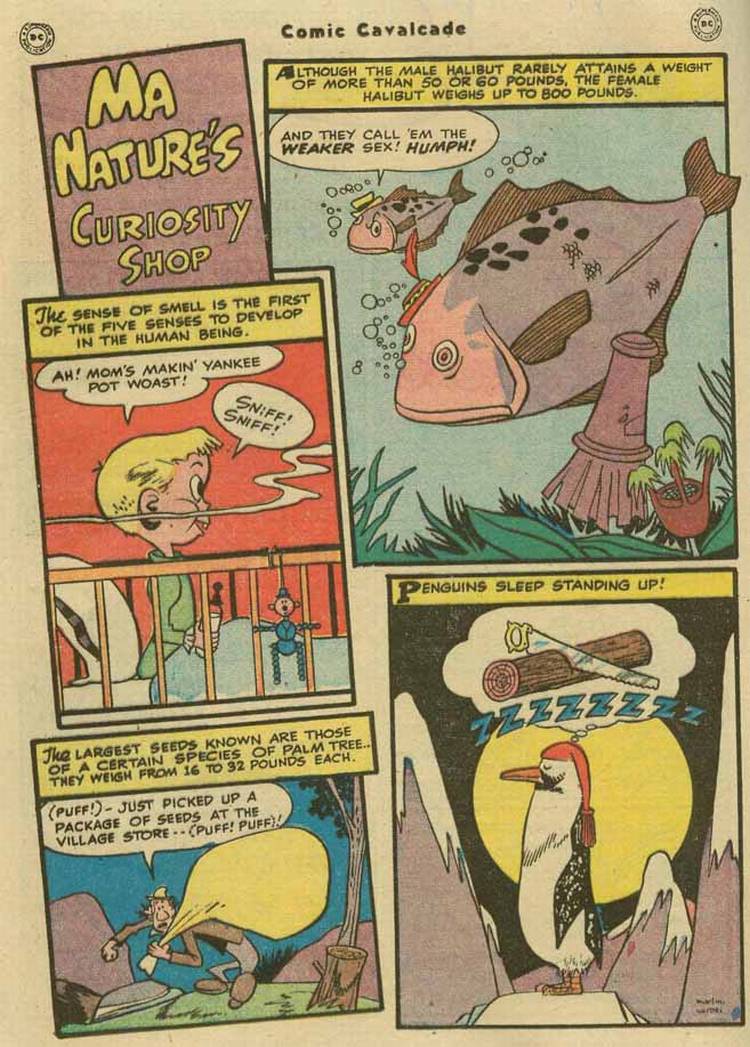 Read online Comic Cavalcade comic -  Issue #29 - 58