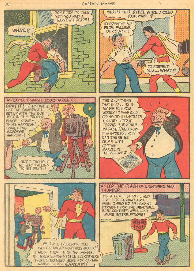 Read online Captain Marvel Adventures comic -  Issue #29 - 38