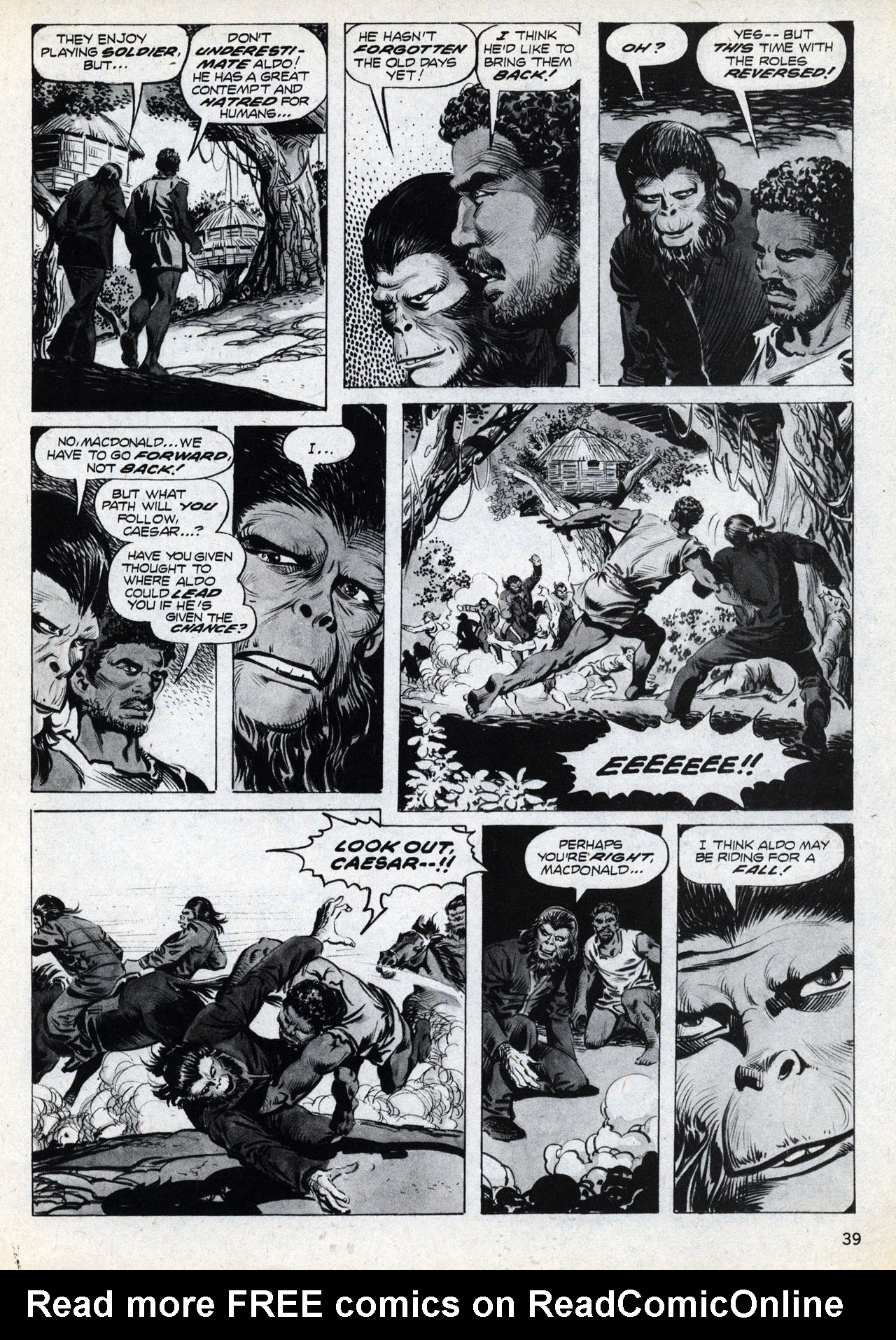Read online Planet of the Apes comic -  Issue #23 - 39