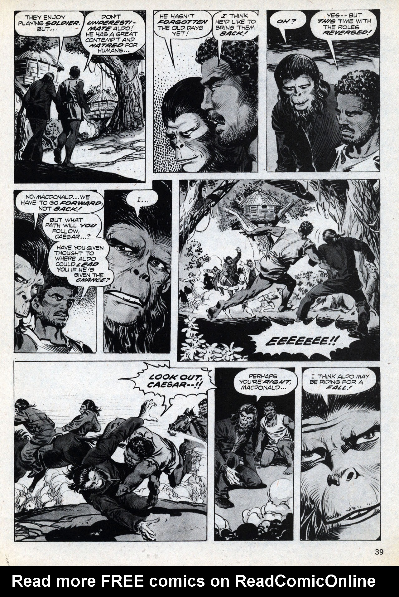 Read online Planet of the Apes comic -  Issue #23 - 39