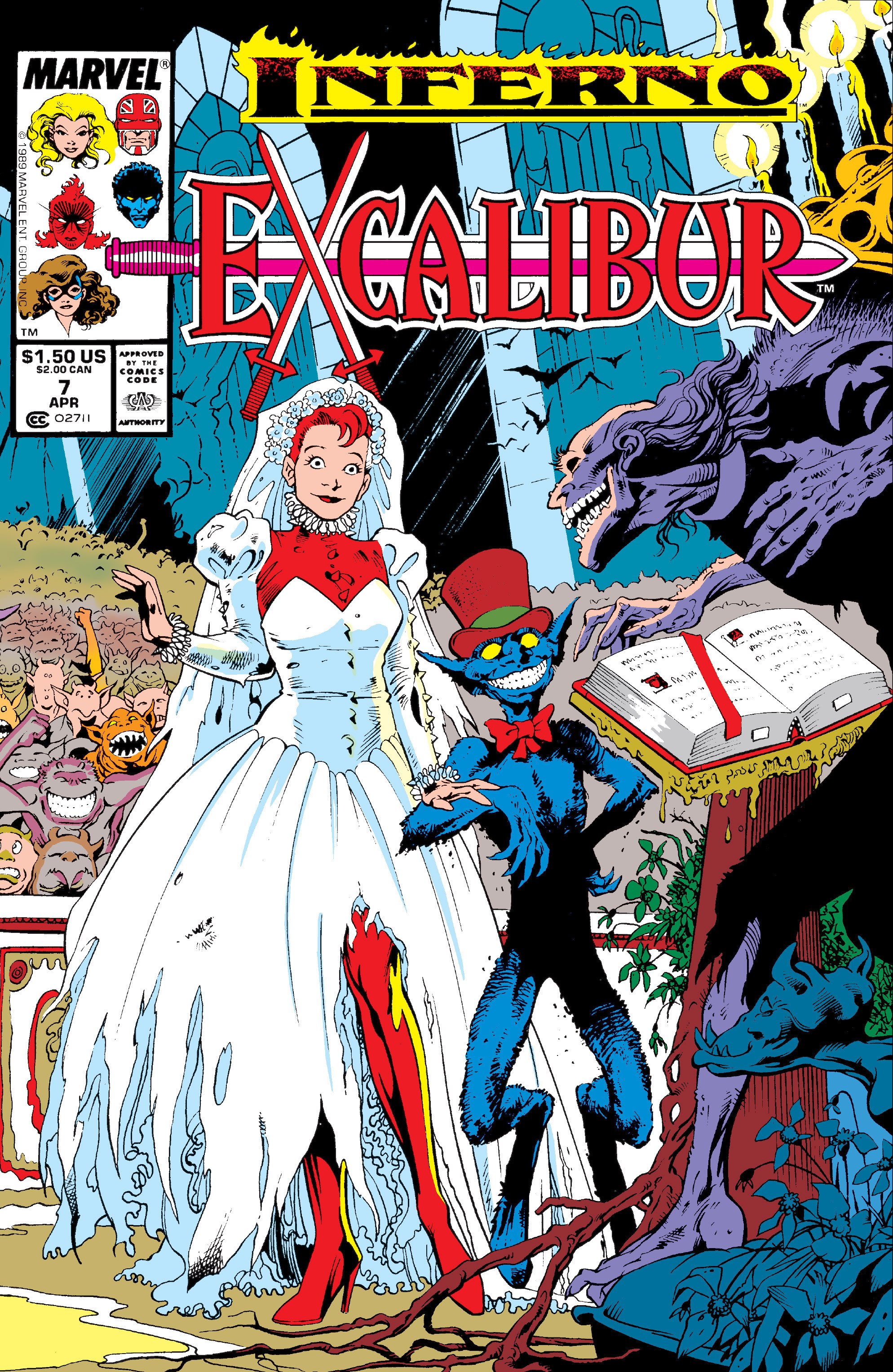 Read online Excalibur (1988) comic -  Issue #7 - 1