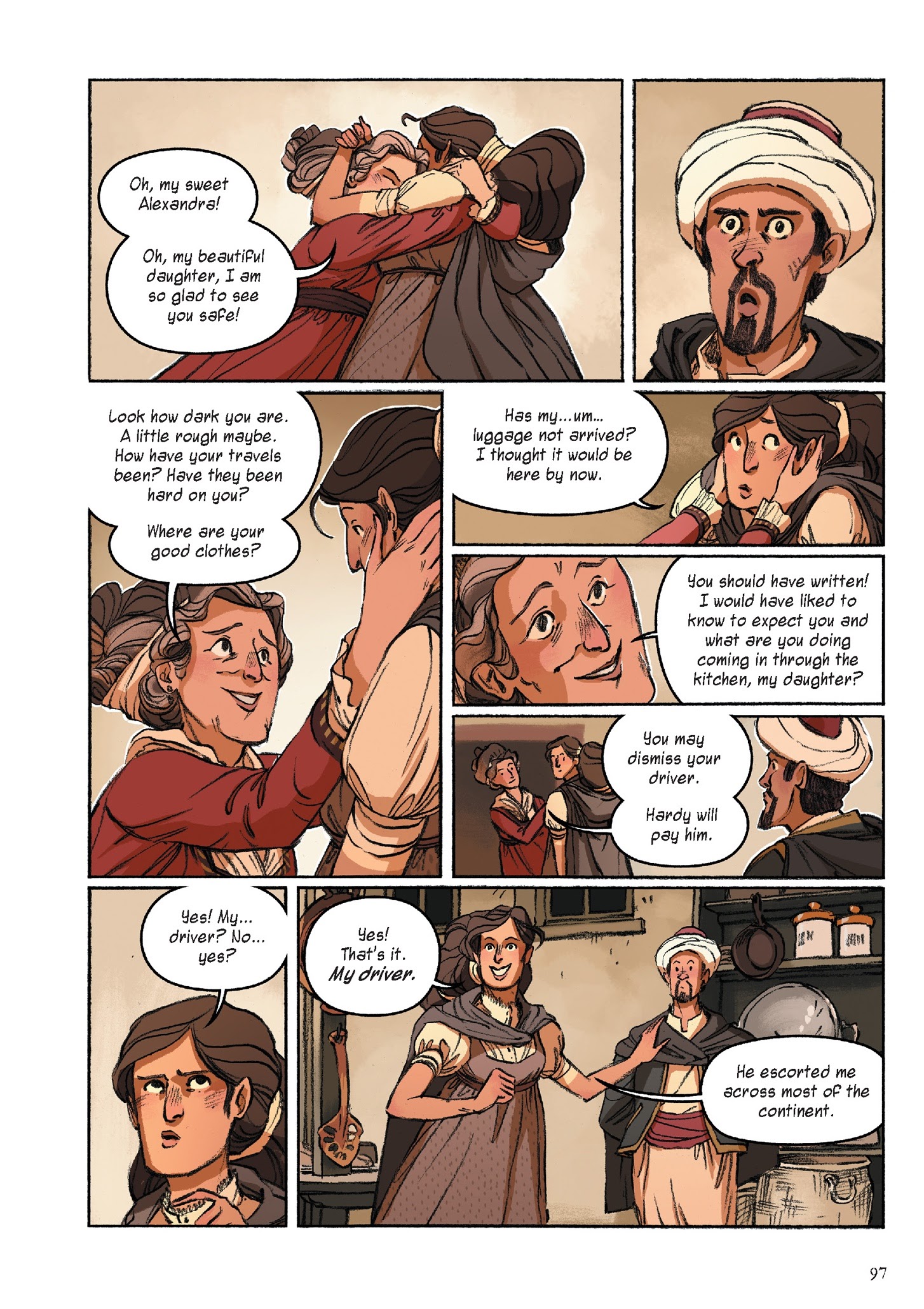 Read online Delilah Dirk and the King's Shilling comic -  Issue # TPB (Part 1) - 99