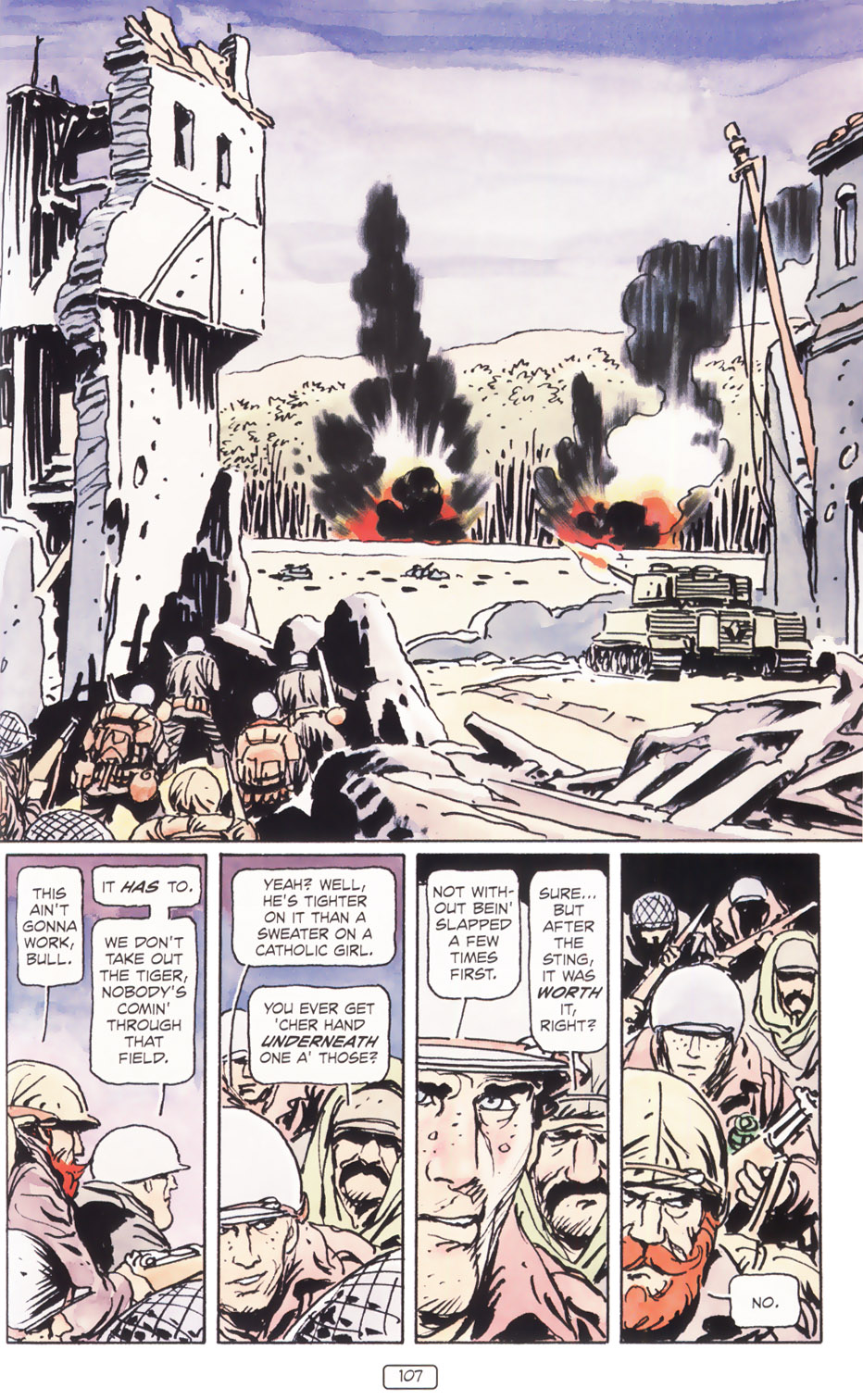 Read online Sgt. Rock: Between Hell & A Hard Place comic -  Issue # TPB - 113