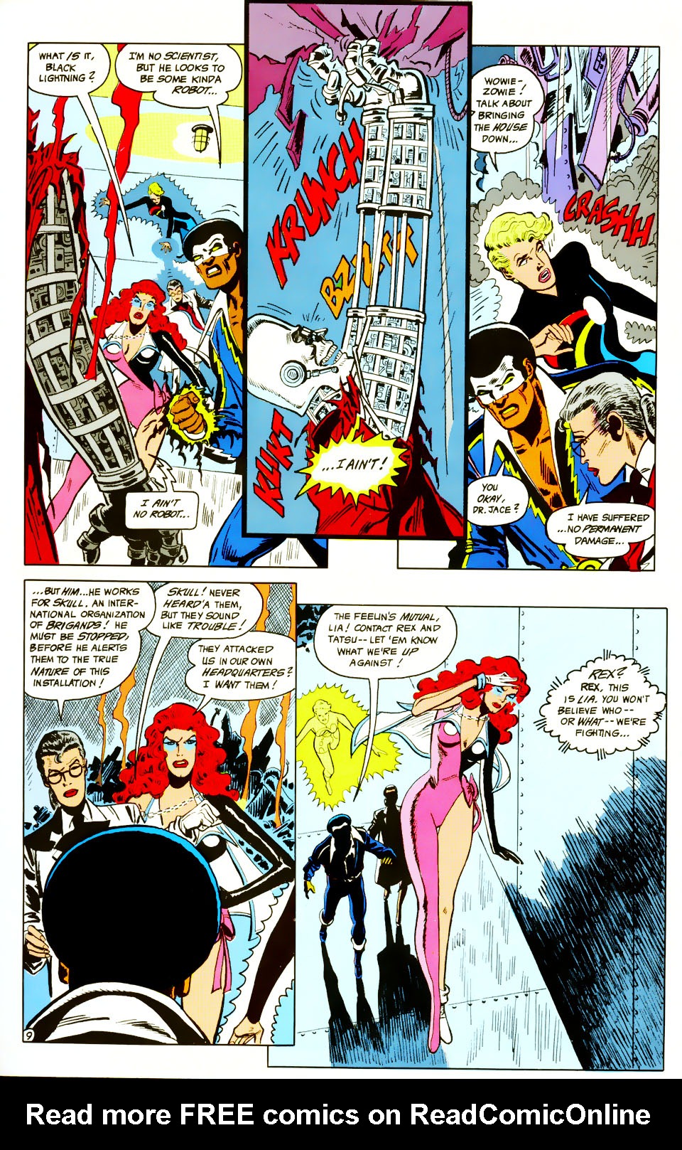 Read online The Outsiders (1985) comic -  Issue #7 - 10