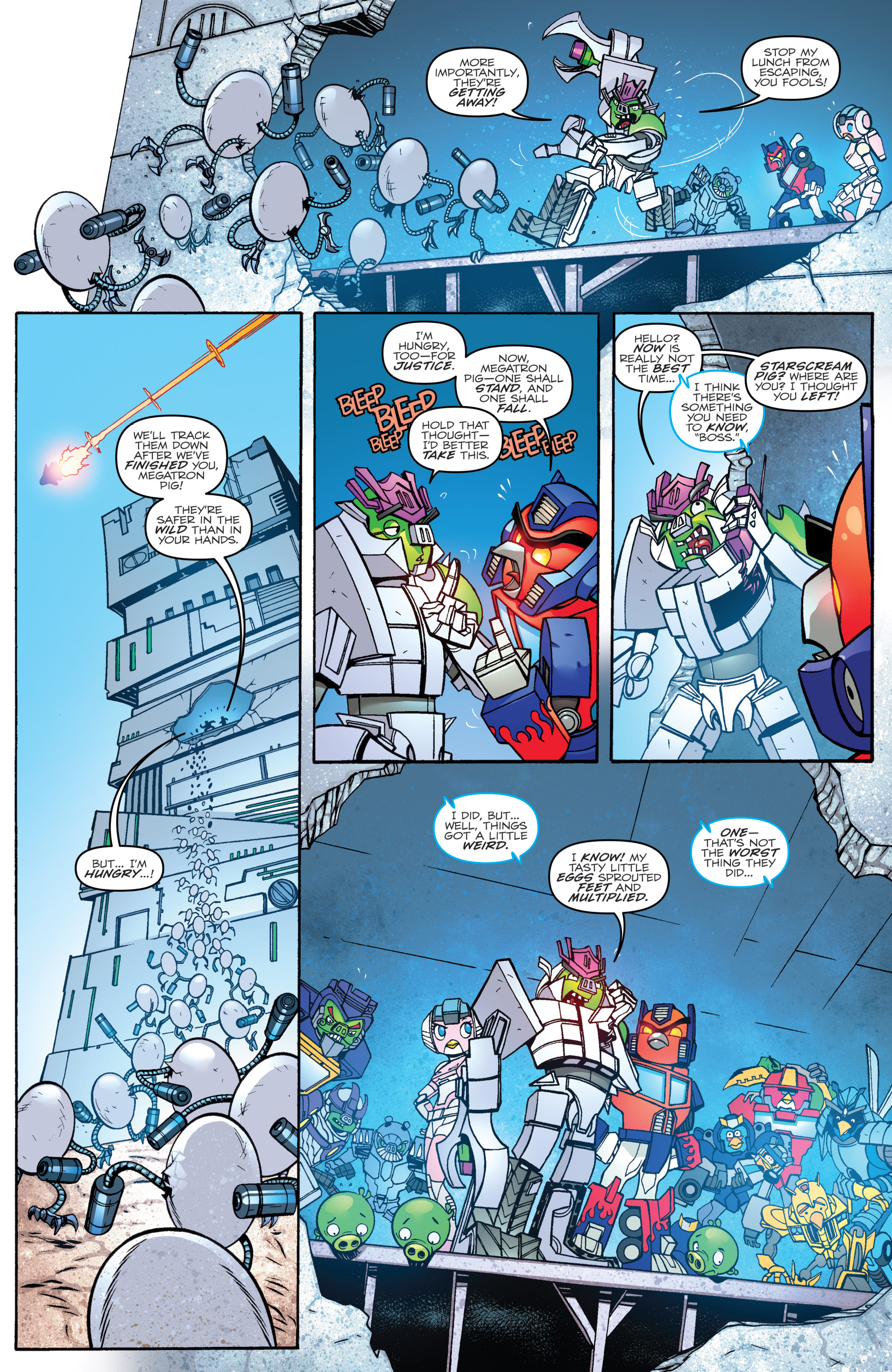 Read online Angry Birds Transformers comic -  Issue #2 - 21