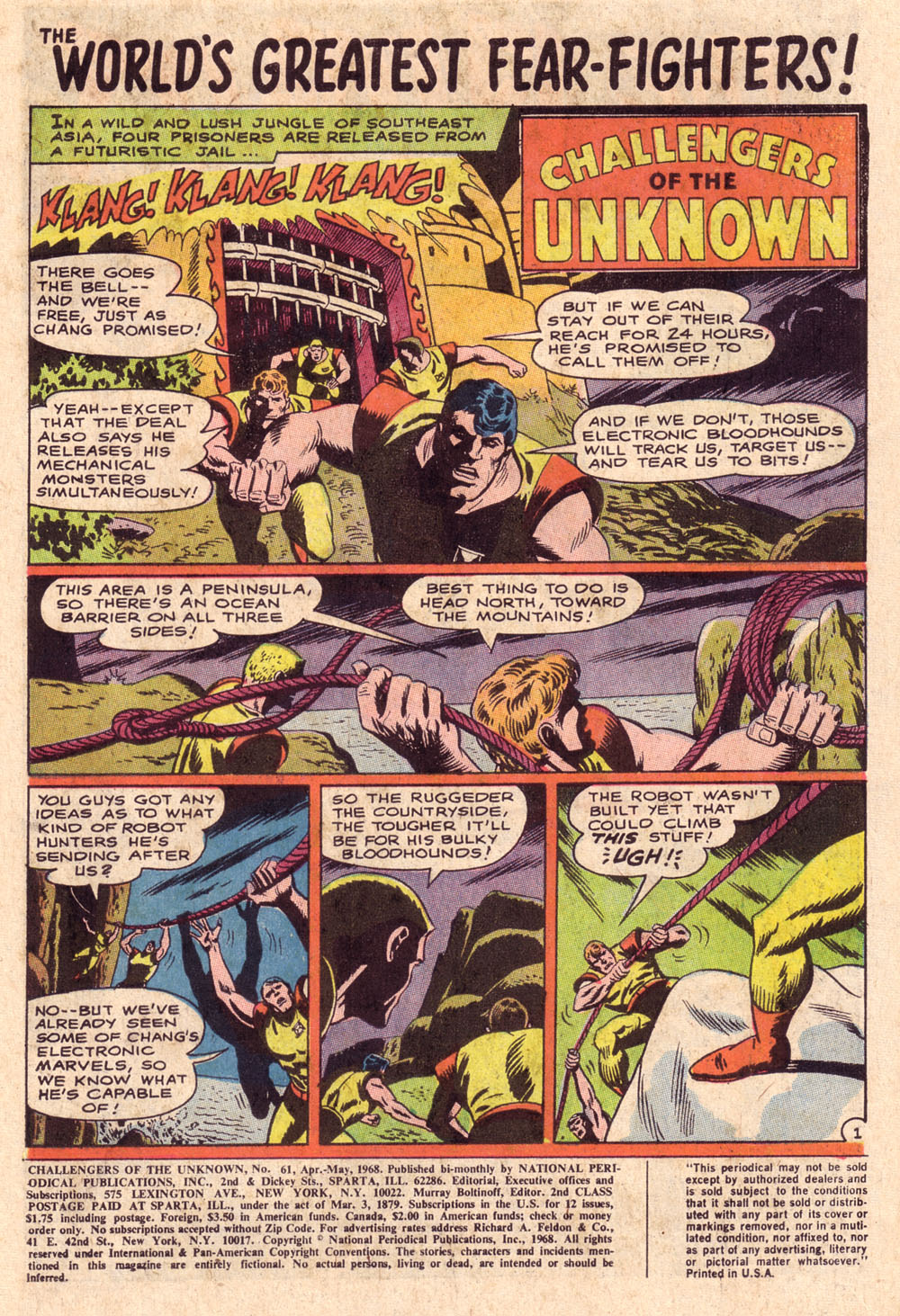 Challengers of the Unknown (1958) Issue #61 #61 - English 3