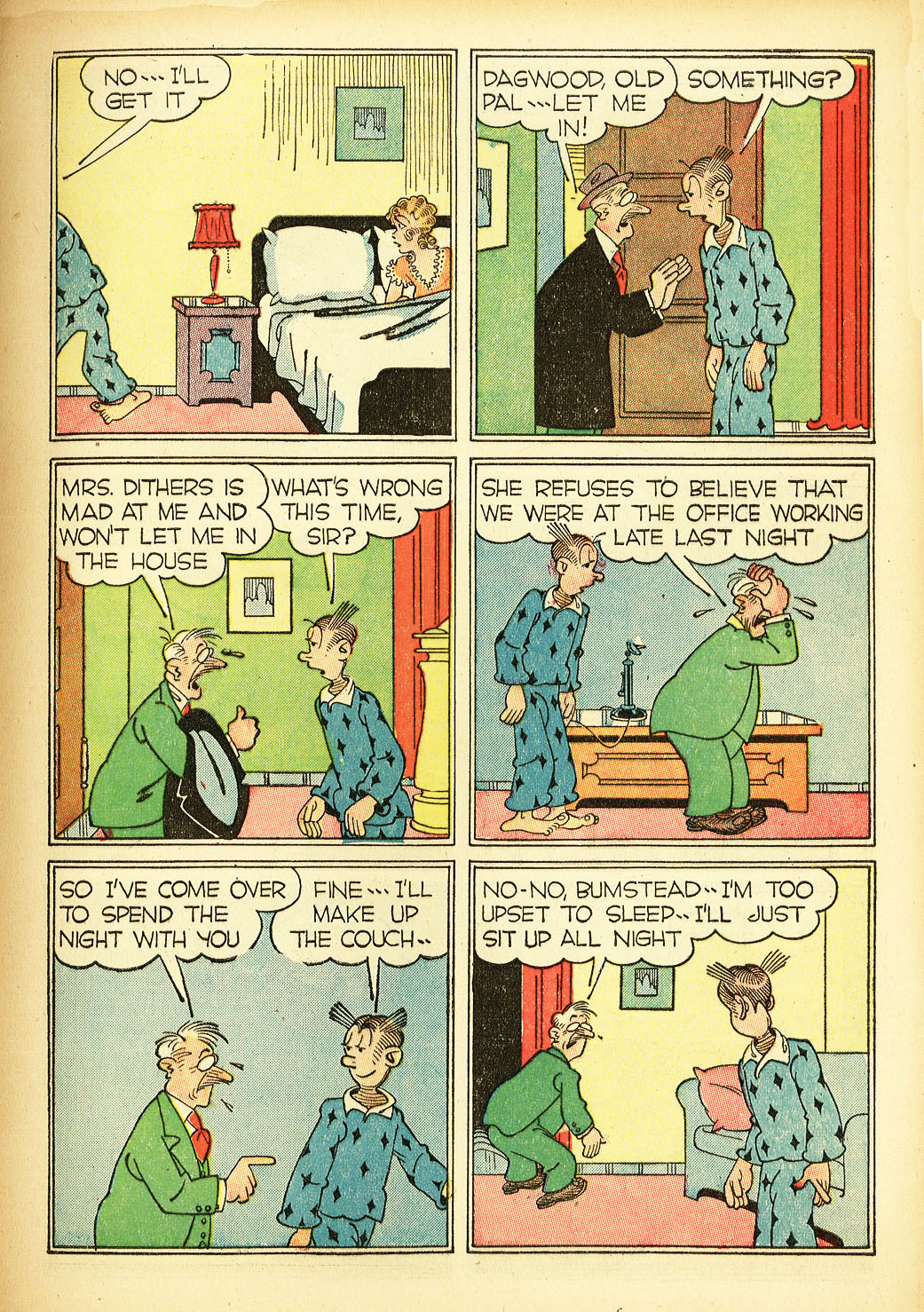 Read online Blondie Comics (1947) comic -  Issue #8 - 5