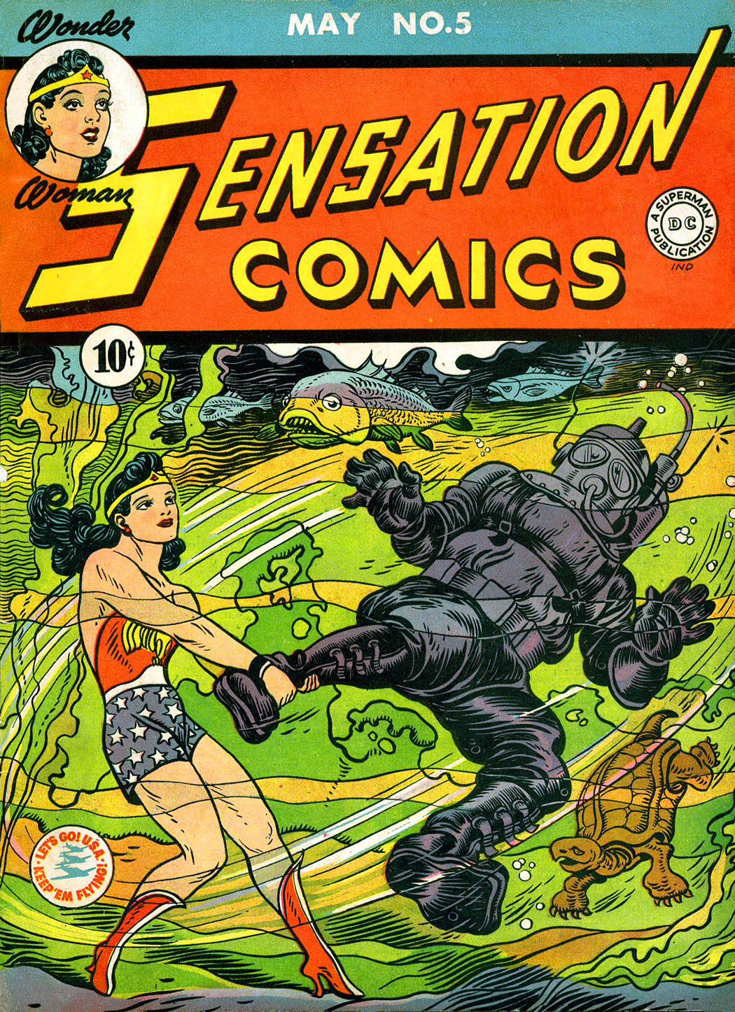 Read online Sensation (Mystery) Comics comic -  Issue #5 - 1