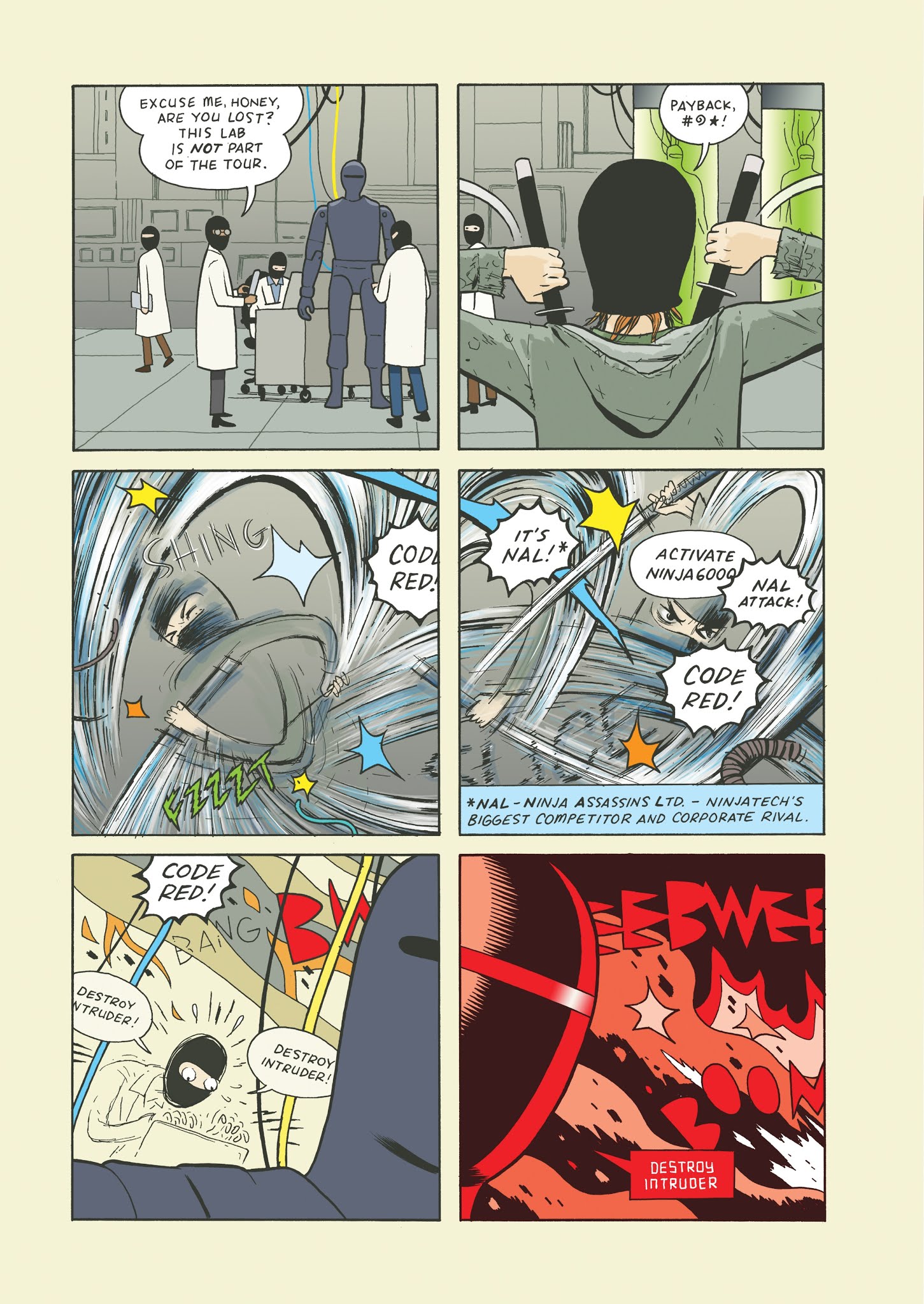 Read online Street Angel vs Ninjatech comic -  Issue # TPB - 21