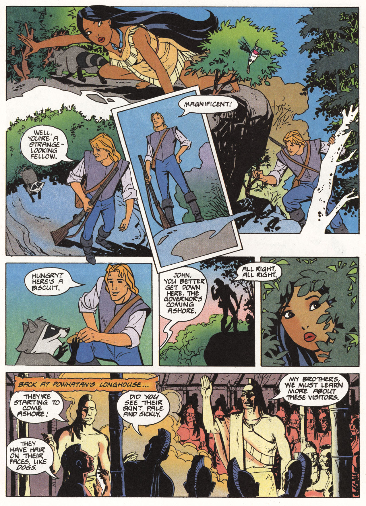 Read online Disney's Pocahontas comic -  Issue #1 - 18