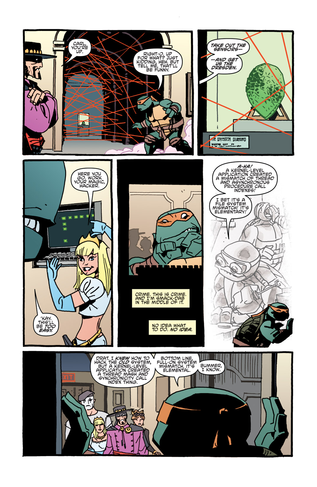 Read online Teenage Mutant Ninja Turtles Micro-Series comic -  Issue #2 - 14