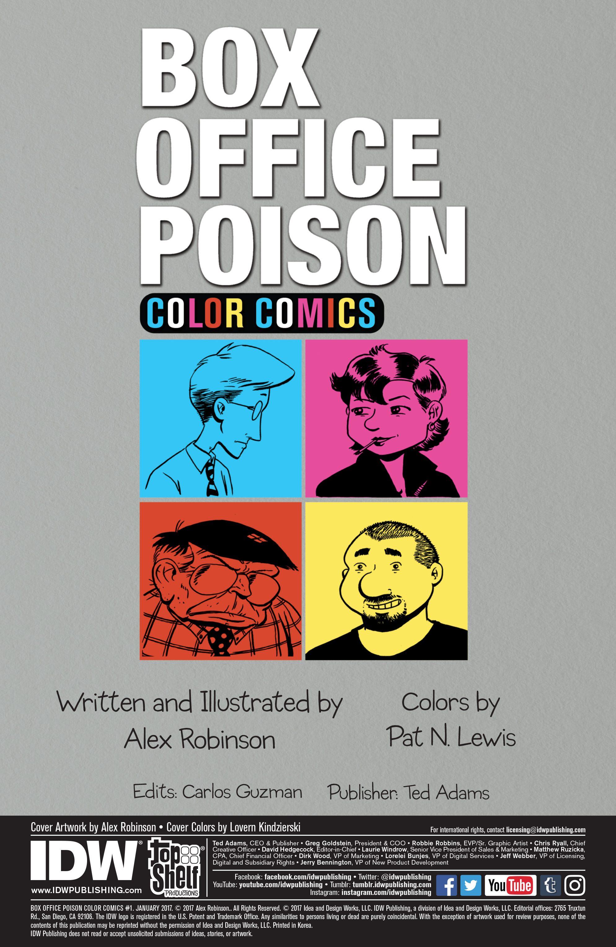Read online Box Office Poison Color Comics comic -  Issue #1 - 2