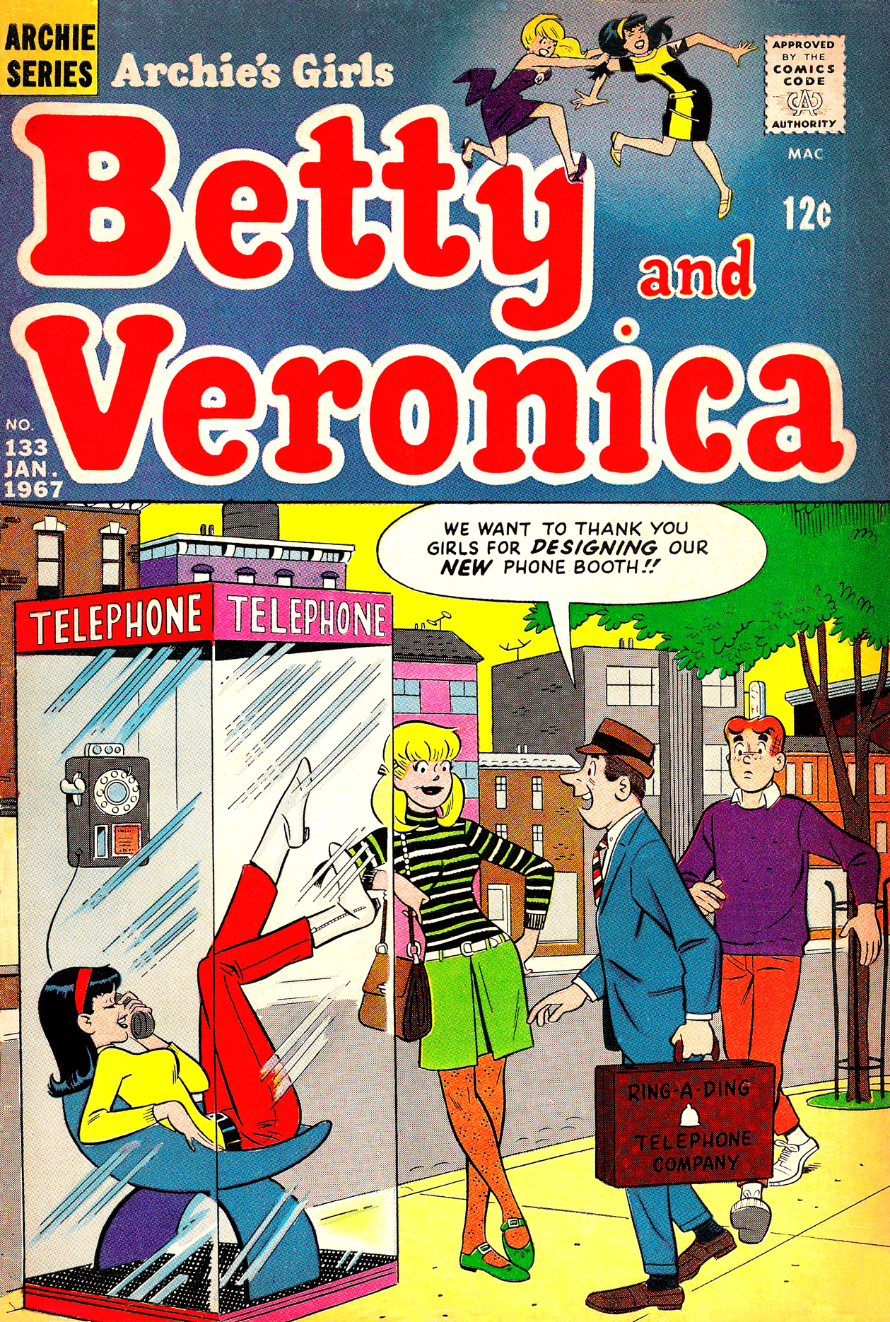 Read online Archie's Girls Betty and Veronica comic -  Issue #133 - 1