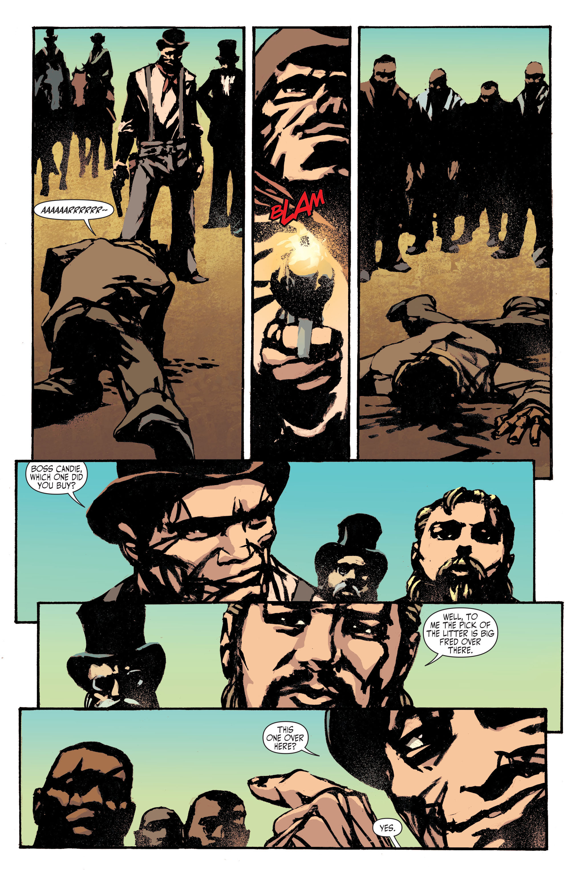 Read online Django Unchained comic -  Issue #5 - 14