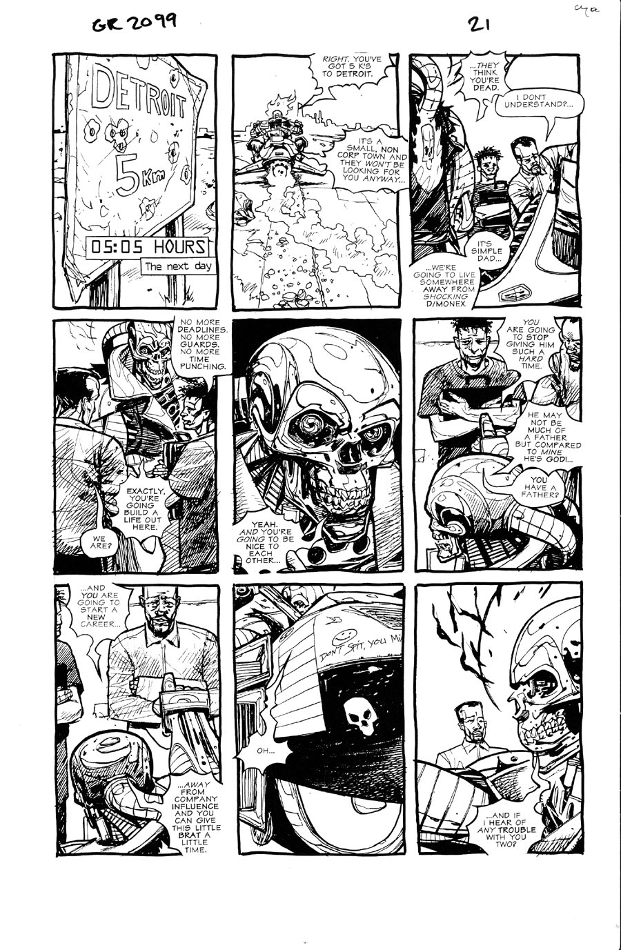 Read online Ghost Rider 2099: Daddy Dearest comic -  Issue # Full - 21