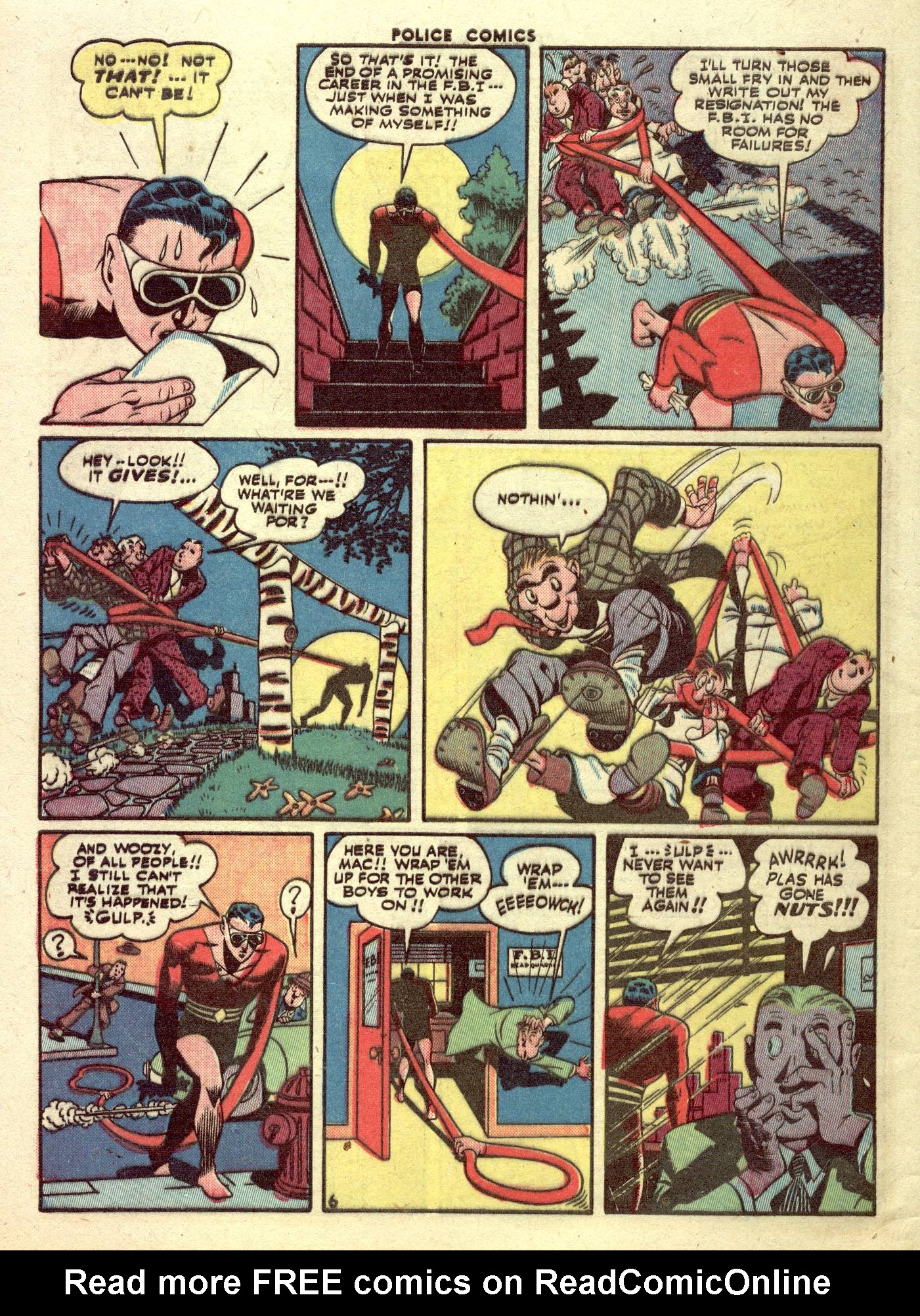 Read online Police Comics comic -  Issue #31 - 8