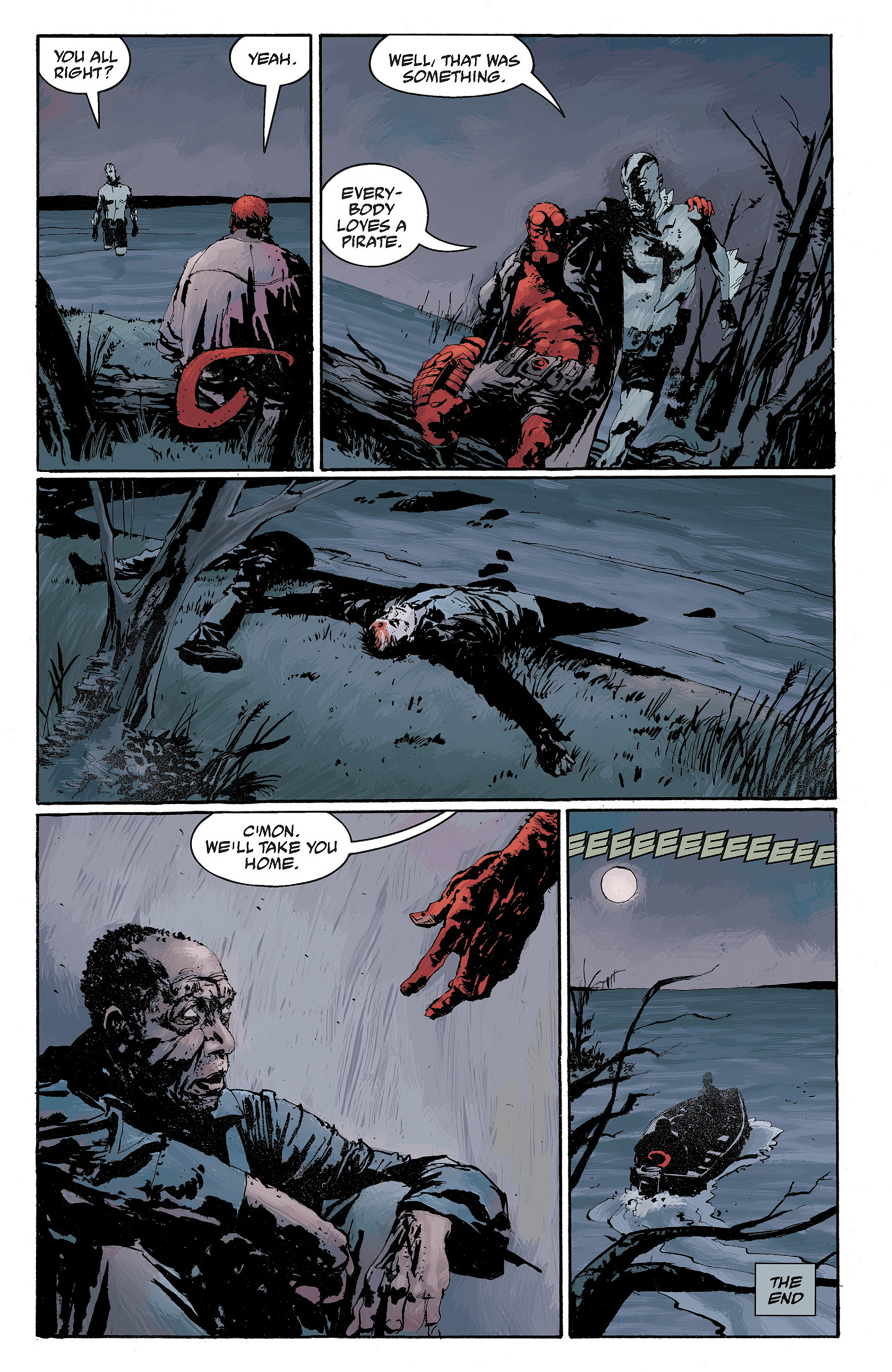 Read online Hellboy: The Crooked Man and Others comic -  Issue # TPB - 107