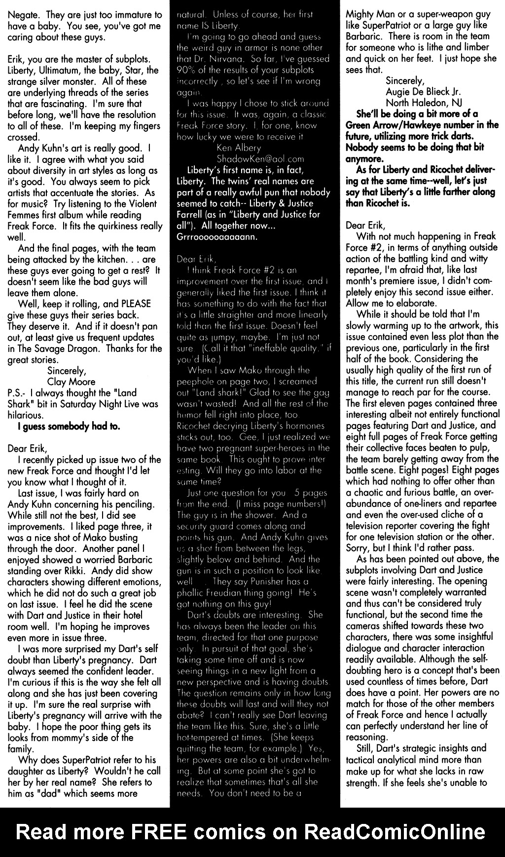 Read online Freak Force (1997) comic -  Issue #3 - 26