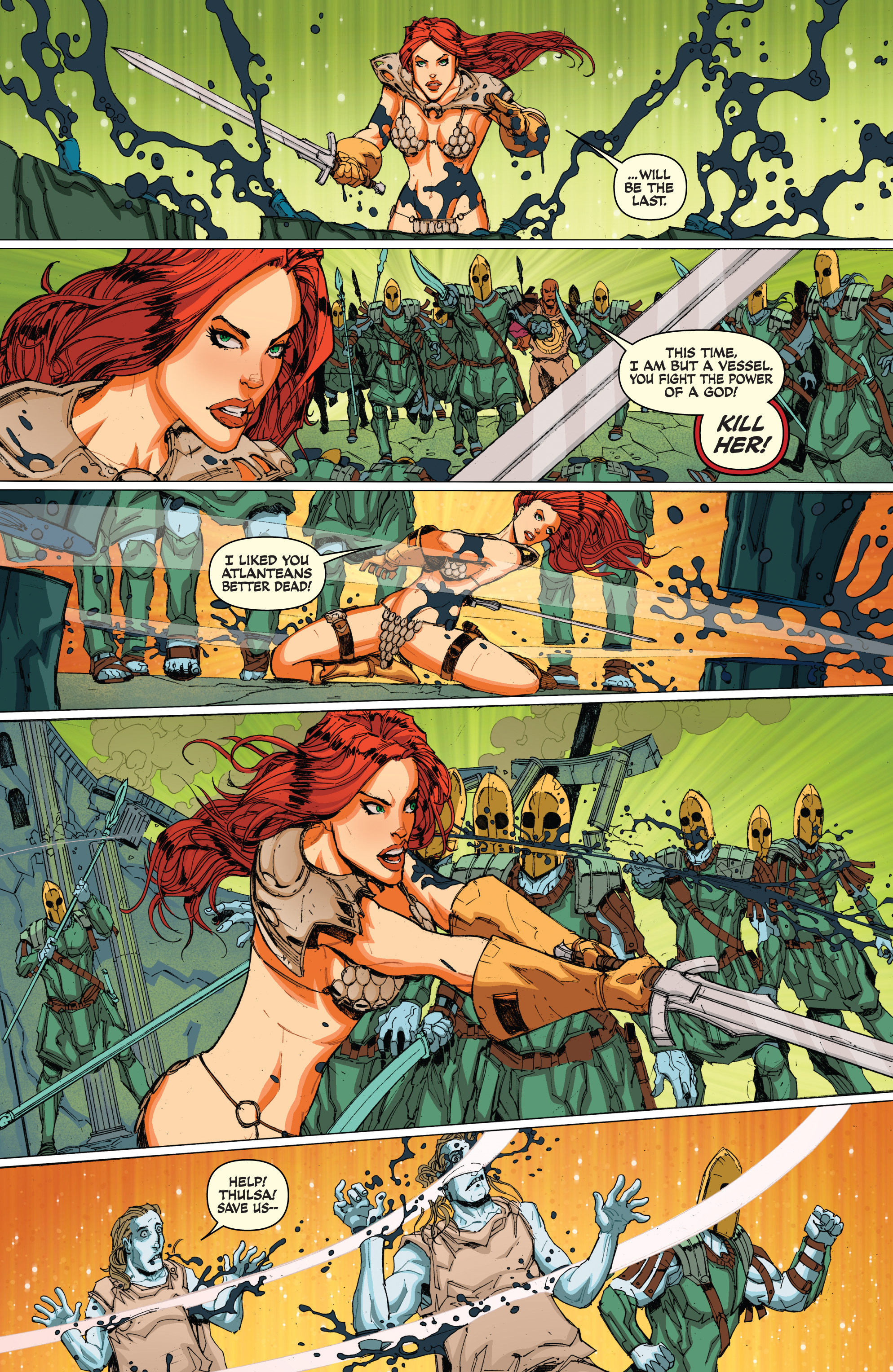 Read online Red Sonja: Atlantis Rises comic -  Issue #4 - 14