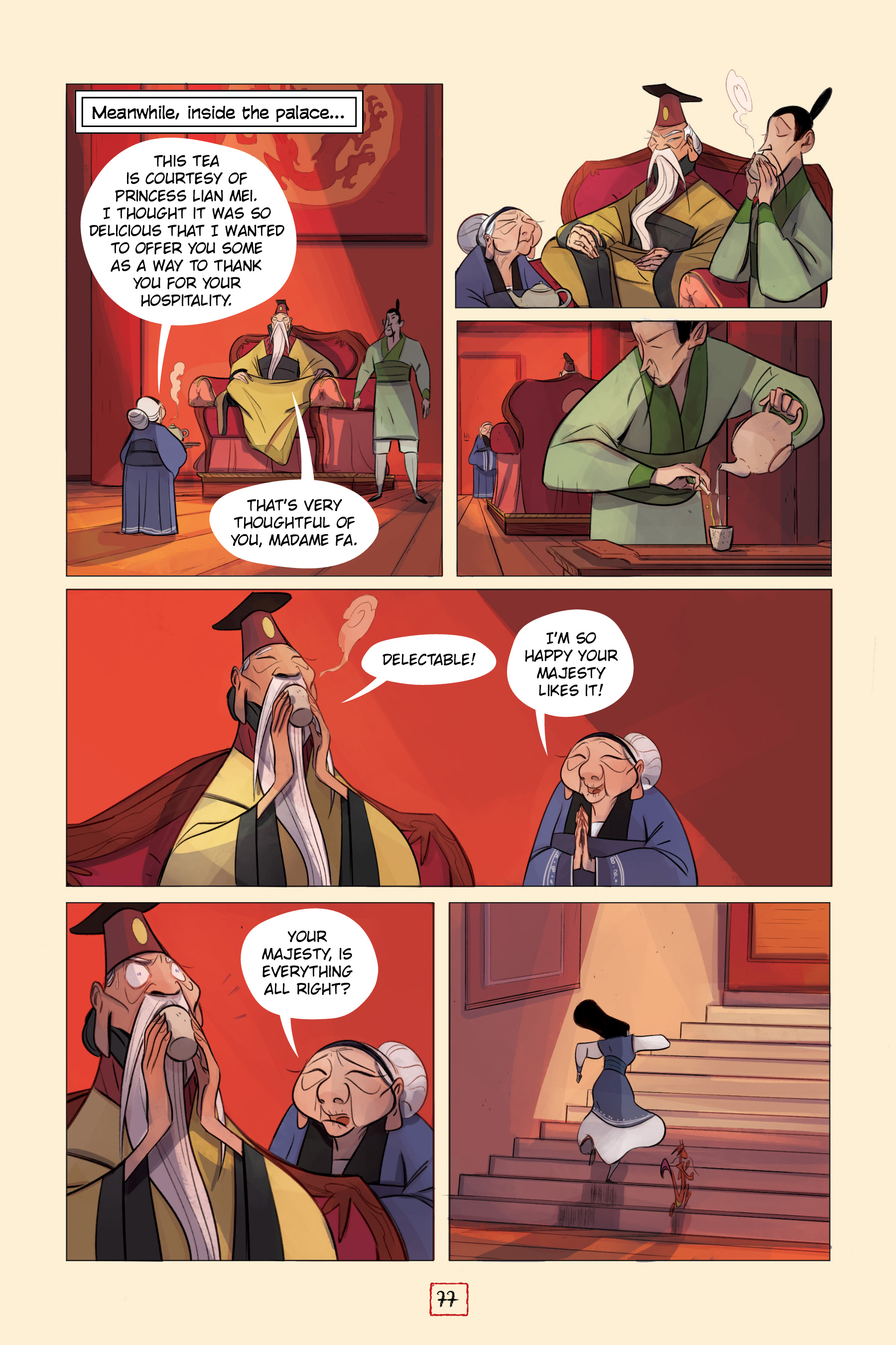 Read online Disney Mulan's Adventure Journal: The Palace of Secrets comic -  Issue # TPB - 76