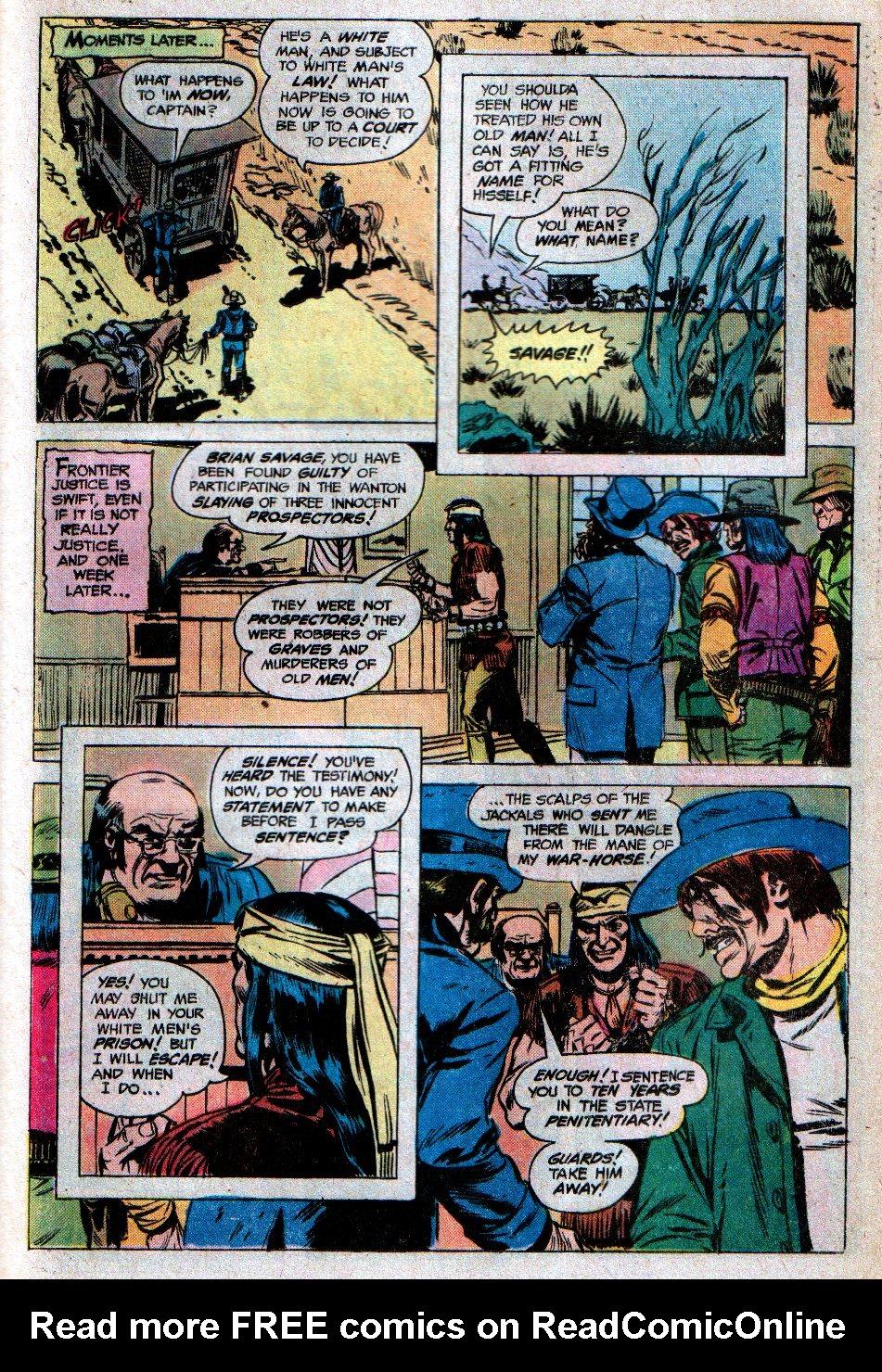 Read online Weird Western Tales (1972) comic -  Issue #39 - 13