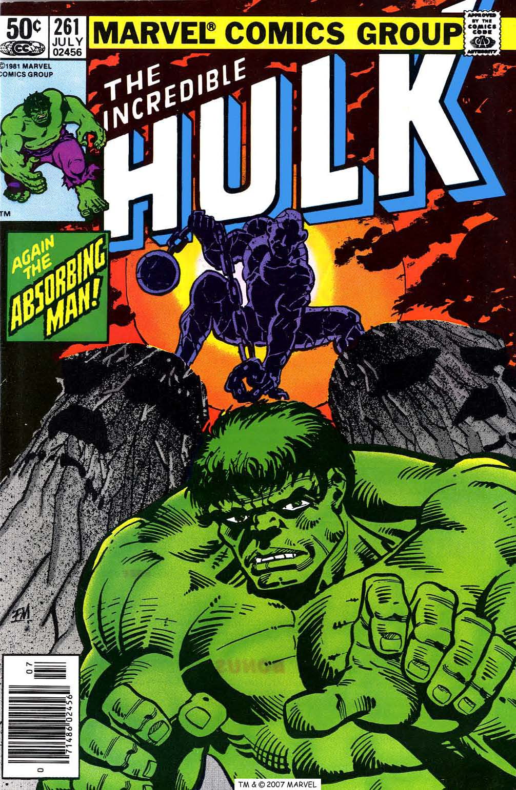 Read online The Incredible Hulk (1968) comic -  Issue #261 - 1