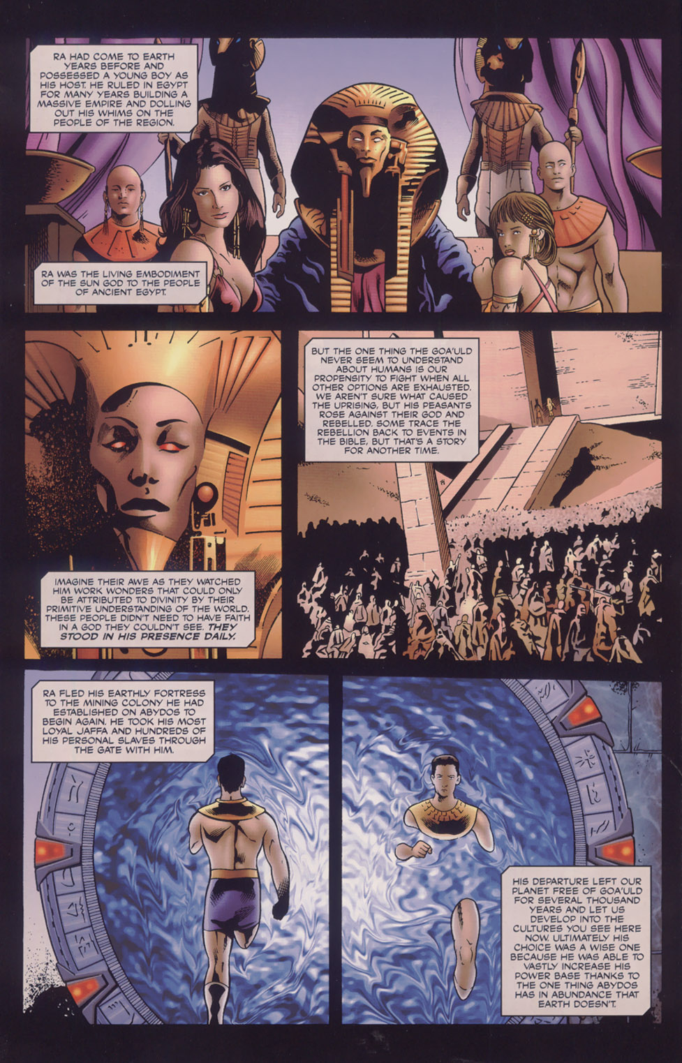 Read online Stargate SG-1: Ra Reborn Prequel comic -  Issue # Full - 8