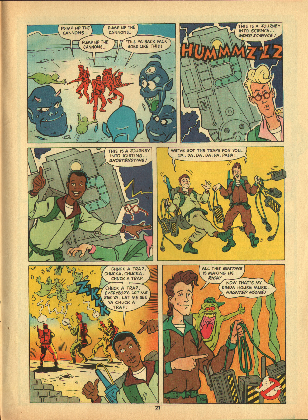 Read online The Real Ghostbusters comic -  Issue #19 - 21