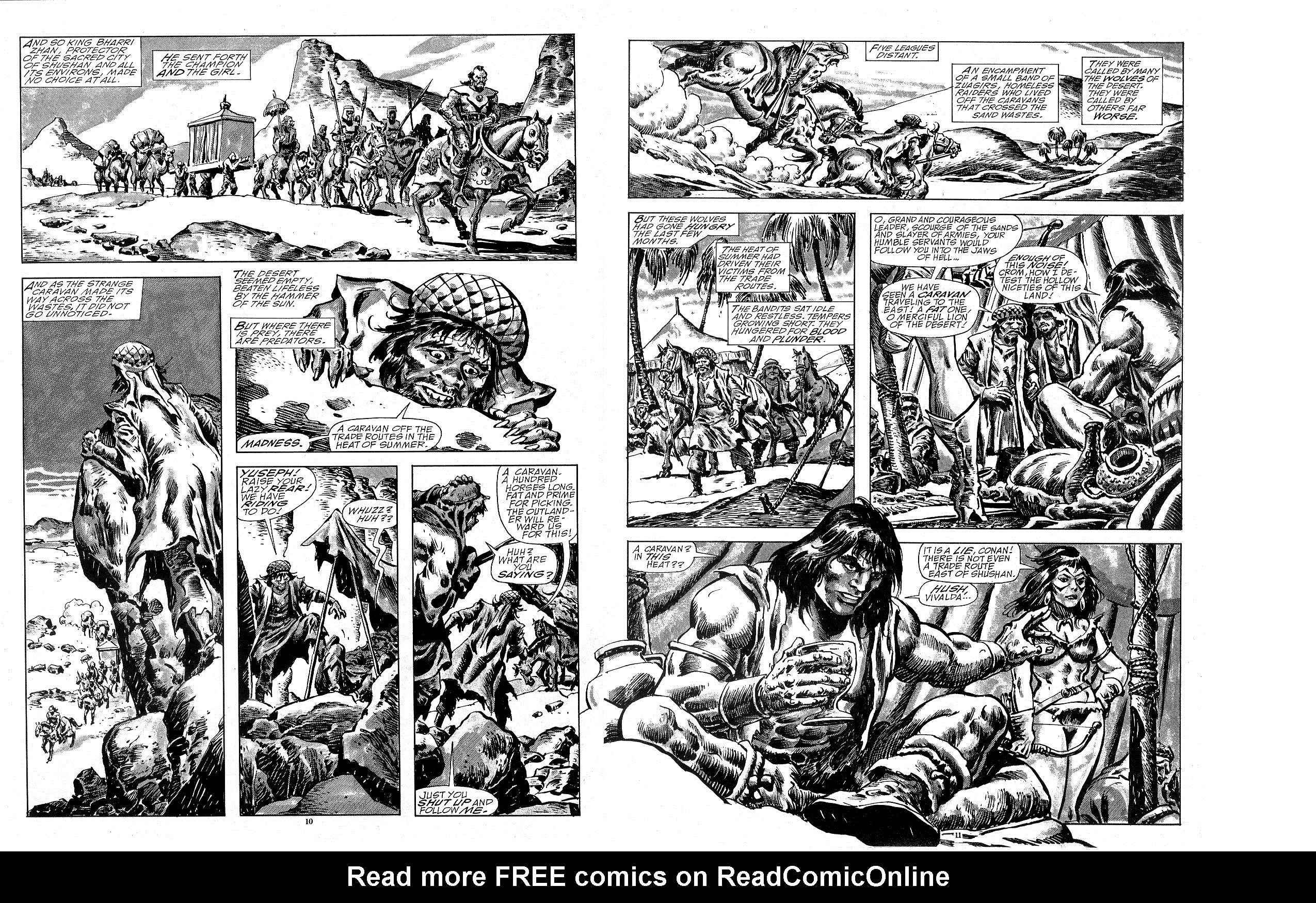 Read online The Savage Sword Of Conan comic -  Issue #183 - 10