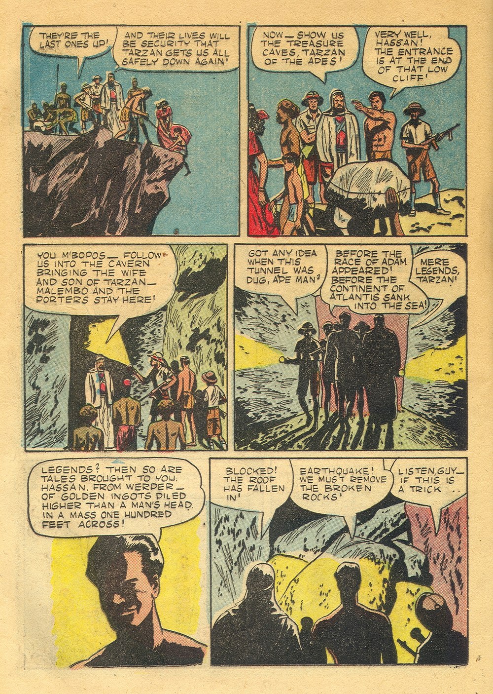 Read online Tarzan (1948) comic -  Issue #5 - 16