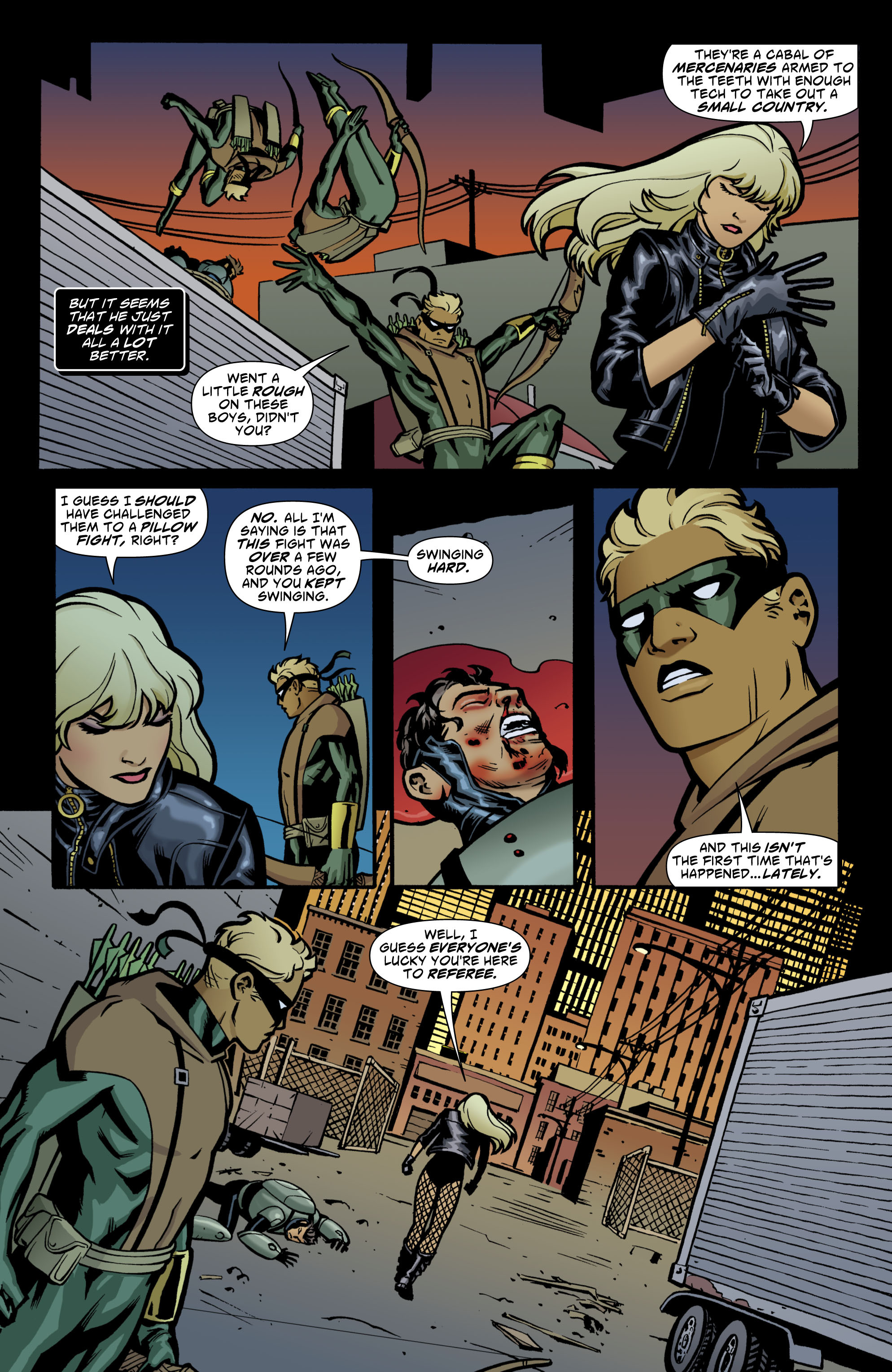 Read online Green Arrow/Black Canary comic -  Issue #1 - 10