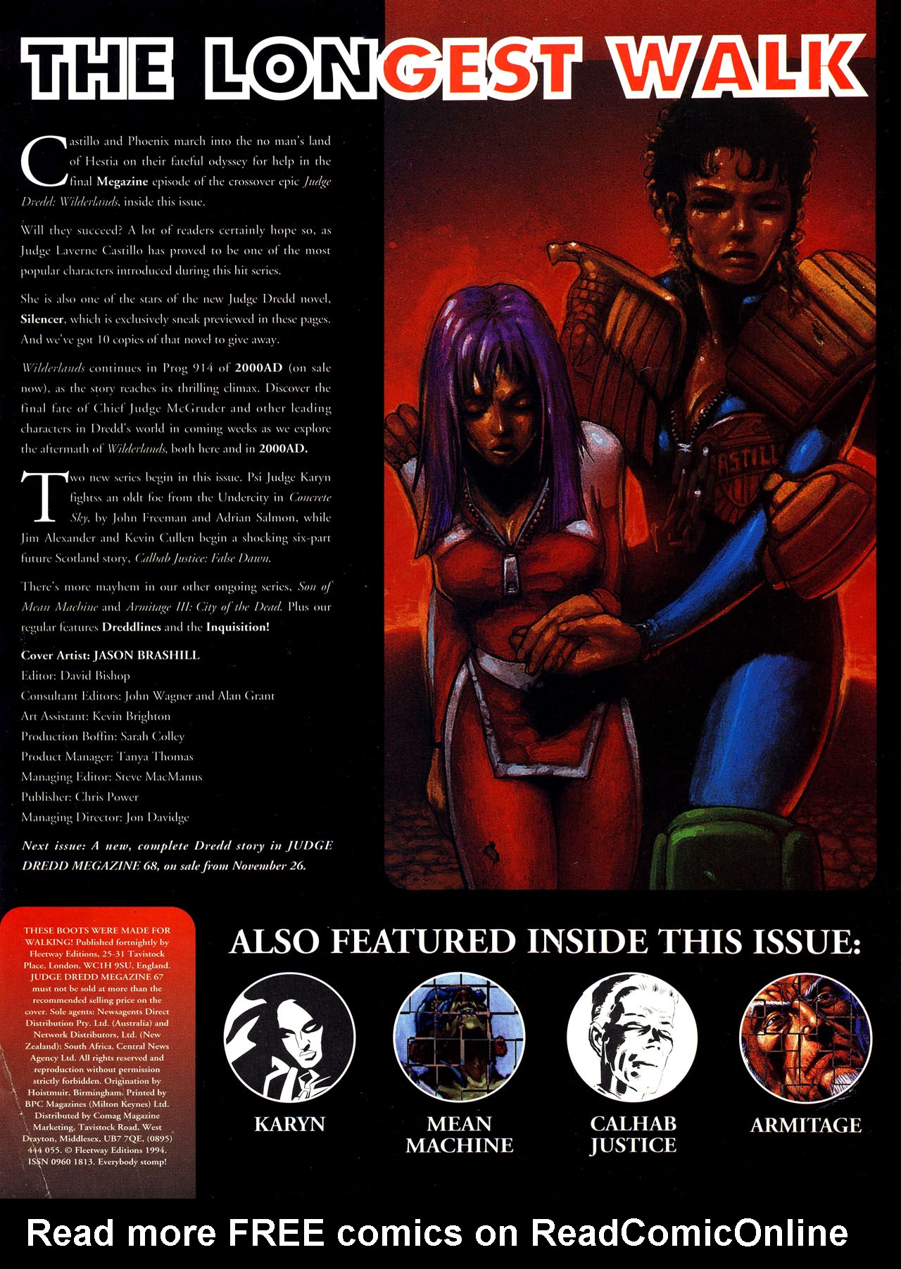 Read online Judge Dredd: The Megazine (vol. 2) comic -  Issue #67 - 2
