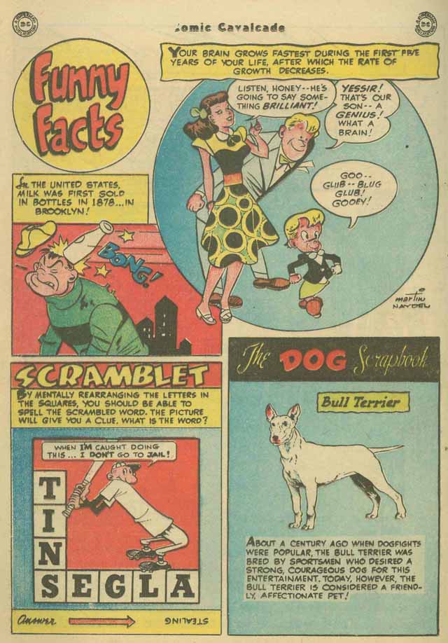 Read online Comic Cavalcade comic -  Issue #35 - 64