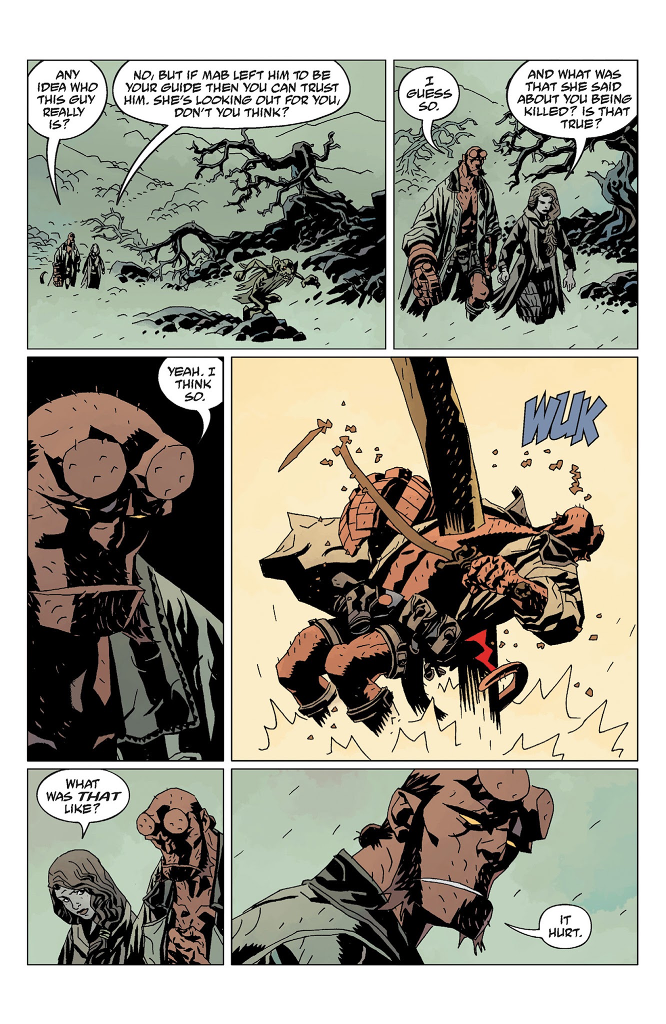 Read online Hellboy: The Wild Hunt comic -  Issue # TPB - 81