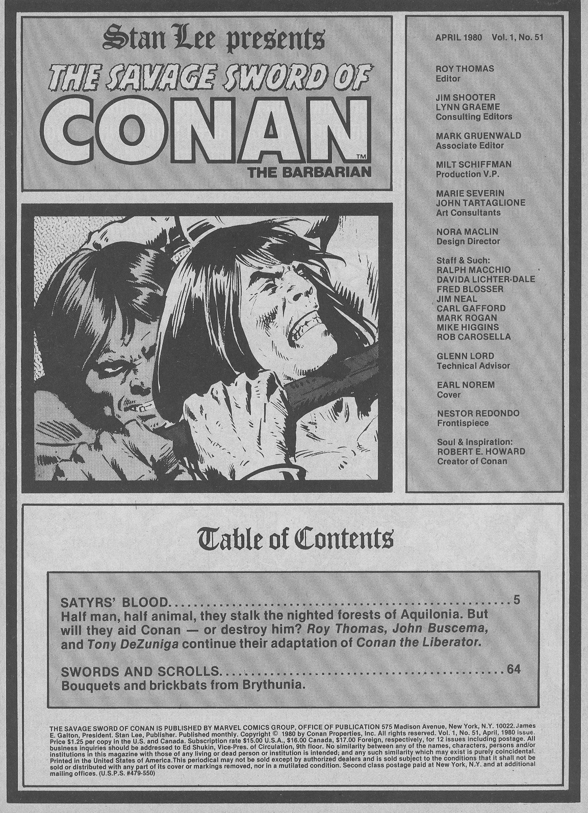 Read online The Savage Sword Of Conan comic -  Issue #51 - 3