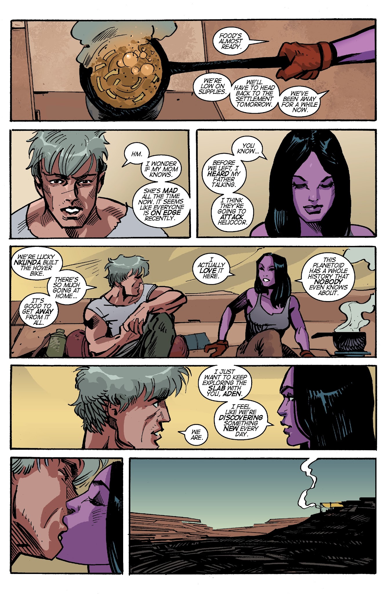 Read online Planetoid Praxis comic -  Issue #6 - 4