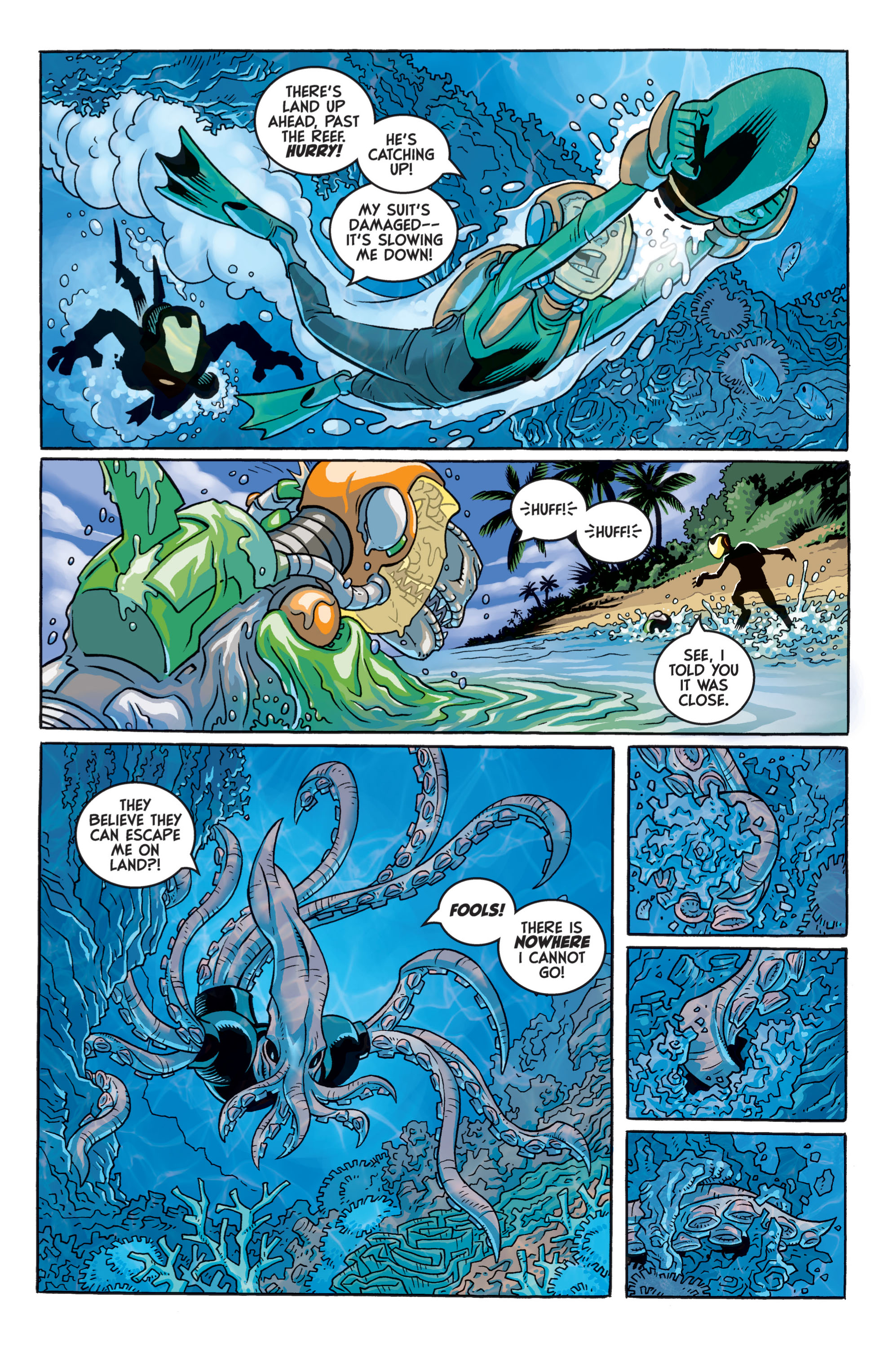 Read online Super Dinosaur (2011) comic -  Issue #6 - 7