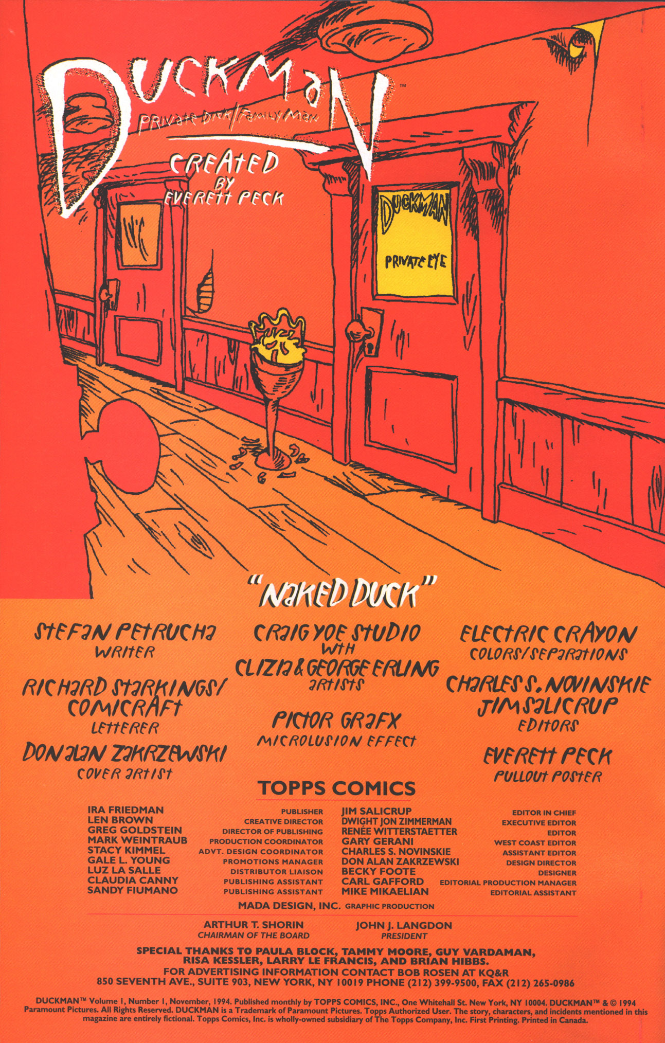 Read online Duckman (1994) comic -  Issue #1 - 2