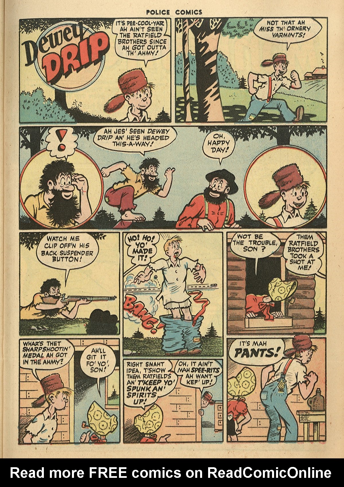 Read online Police Comics comic -  Issue #59 - 37