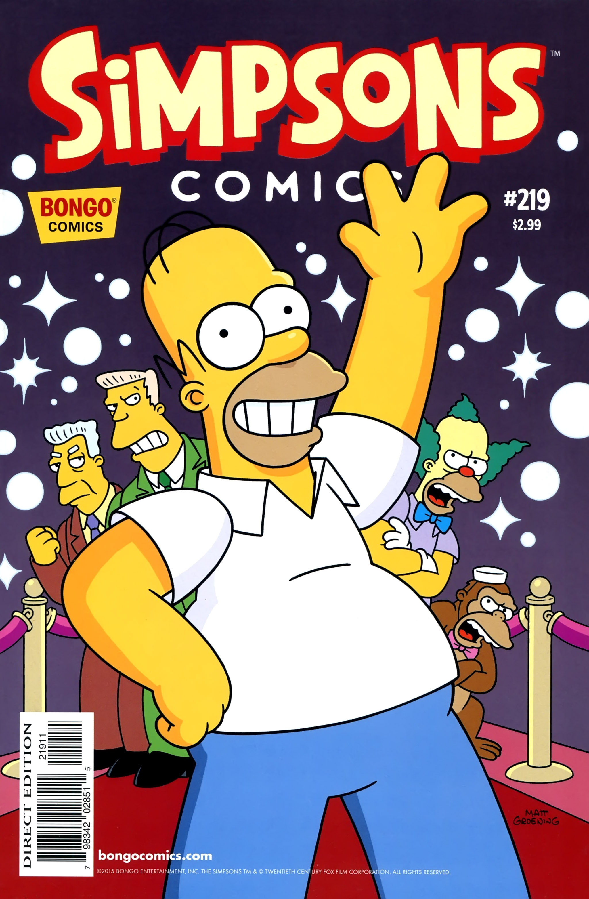 Read online Simpsons Comics comic -  Issue #219 - 1