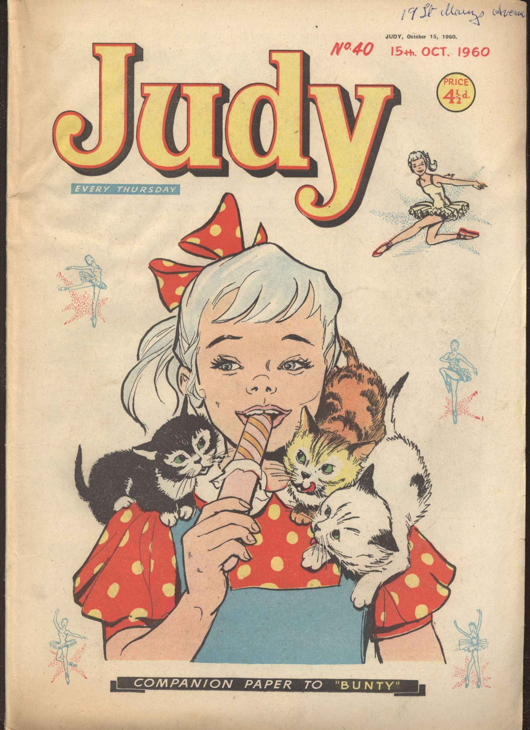 Read online Judy comic -  Issue #40 - 1