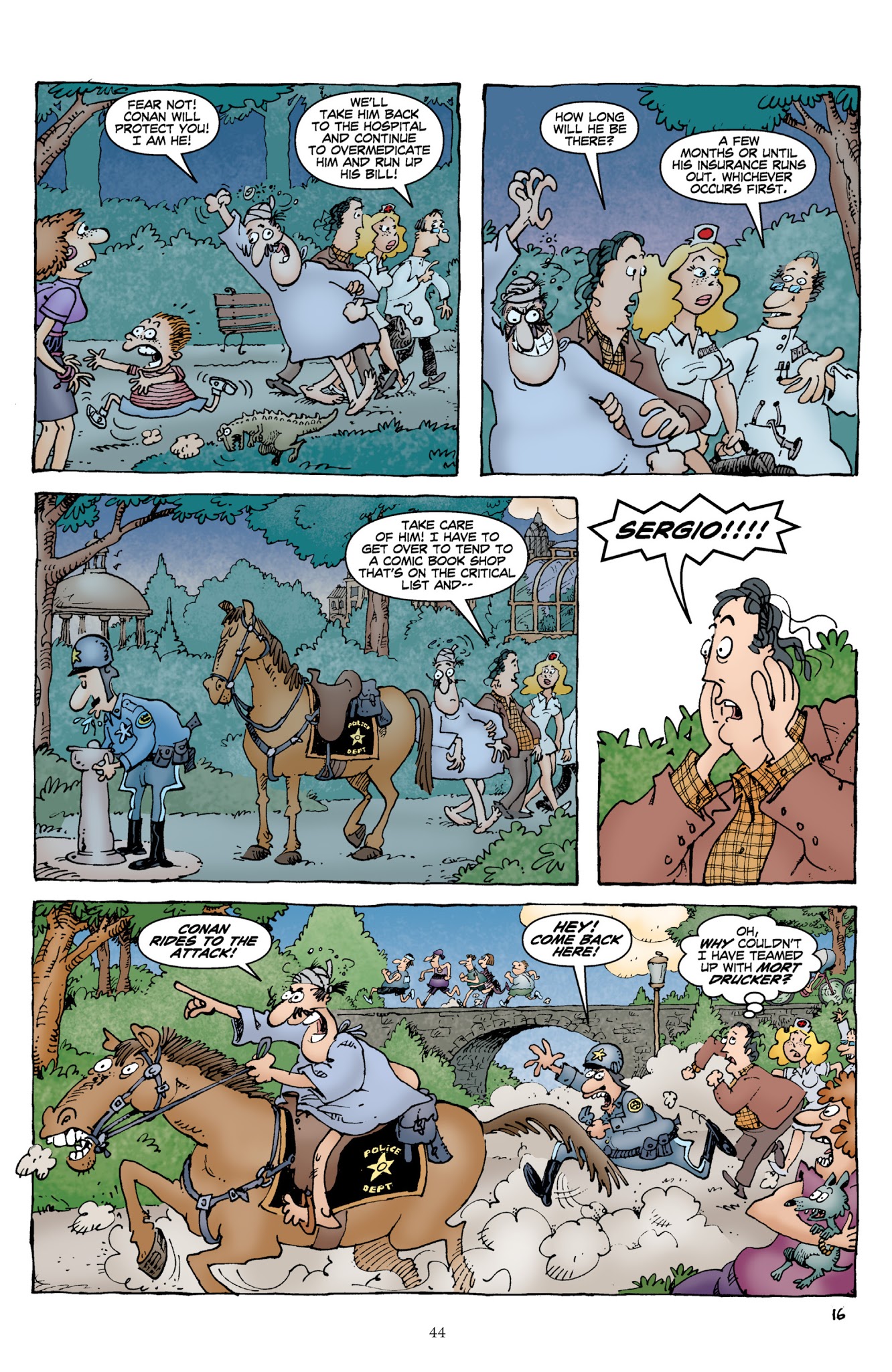 Read online Groo vs. Conan comic -  Issue # TPB - 46